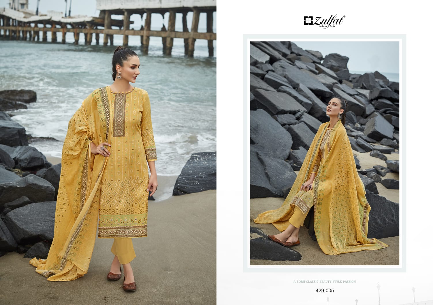 zulfat designer suit vincee cotton graceful look salwar suit catalog