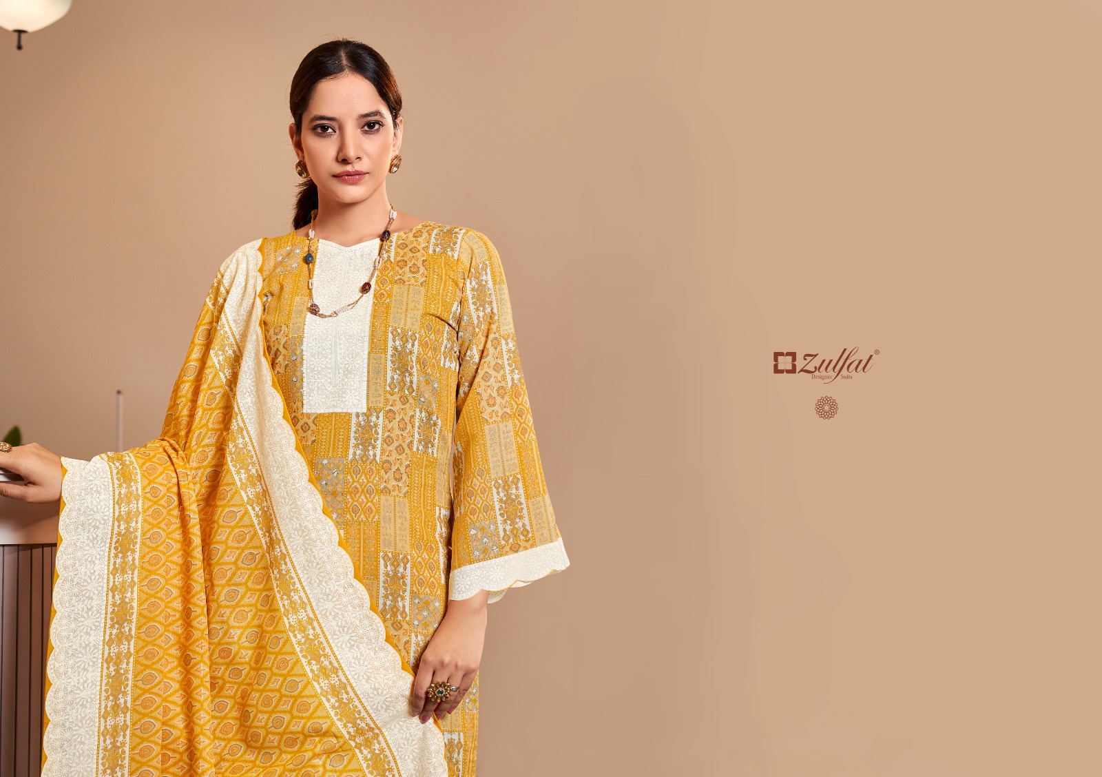 zulfat designer suits afsana 2 cotton catchy look salwar suit catalog