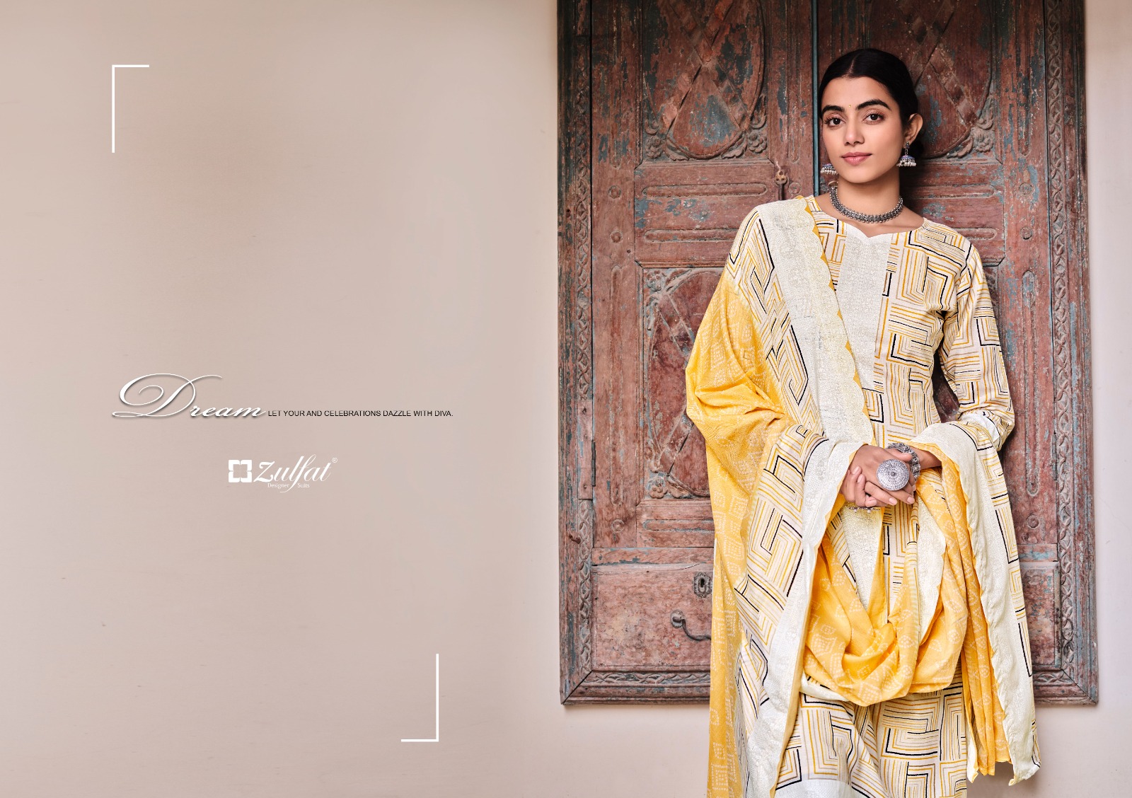 zulfat designer suits dinaaz vol 2 cotton exclusive print salwar suit catalog