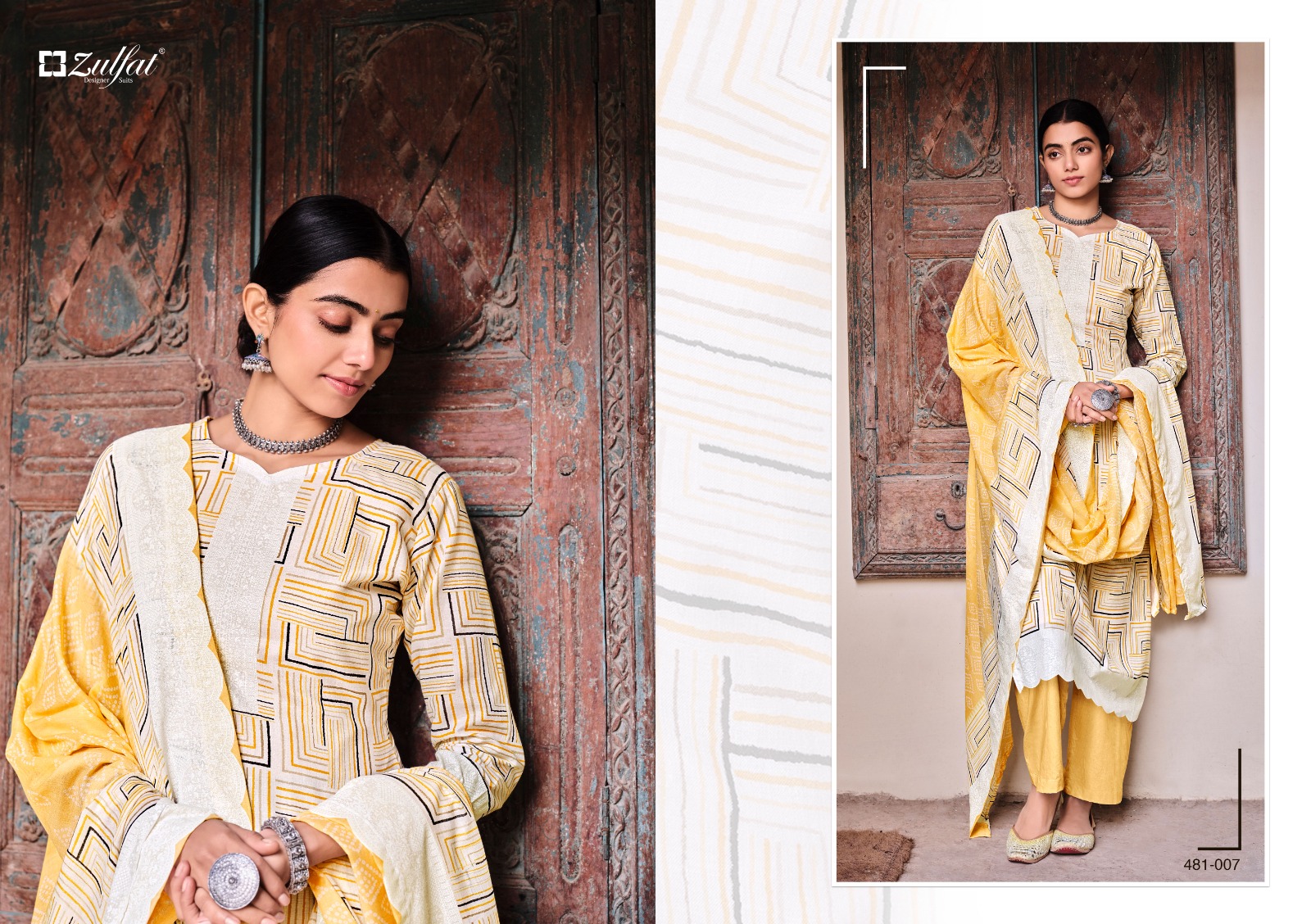 zulfat designer suits dinaaz vol 2 cotton exclusive print salwar suit catalog