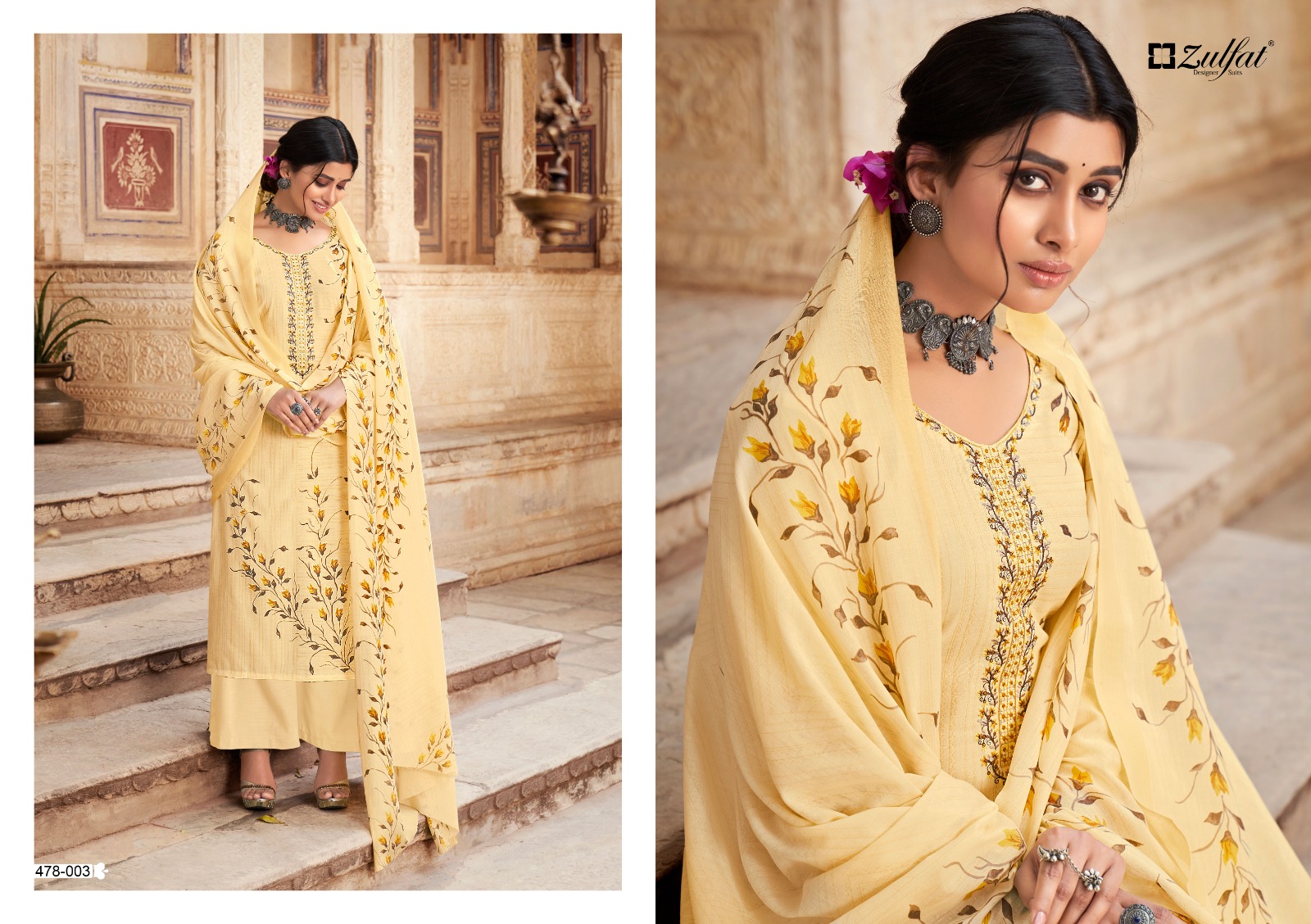 zulfat designer summer shades cotton exclusive print salwar suit catalog