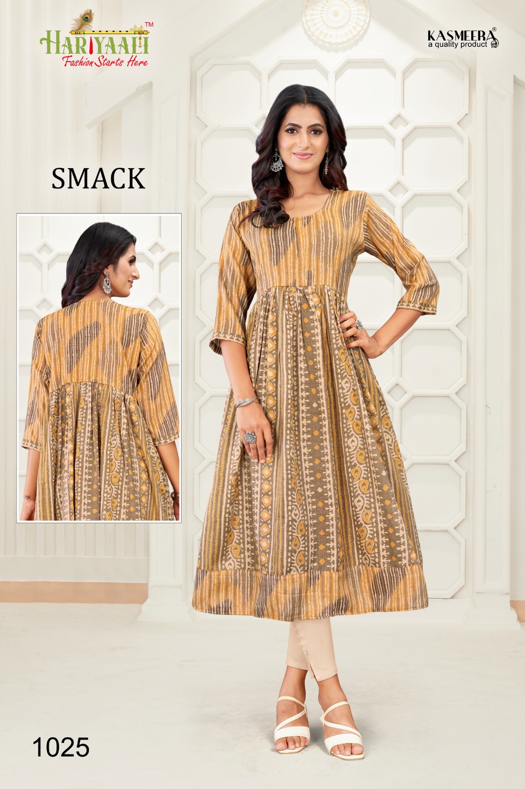 hariyaali smackk 10 capsule decent look kurti size set