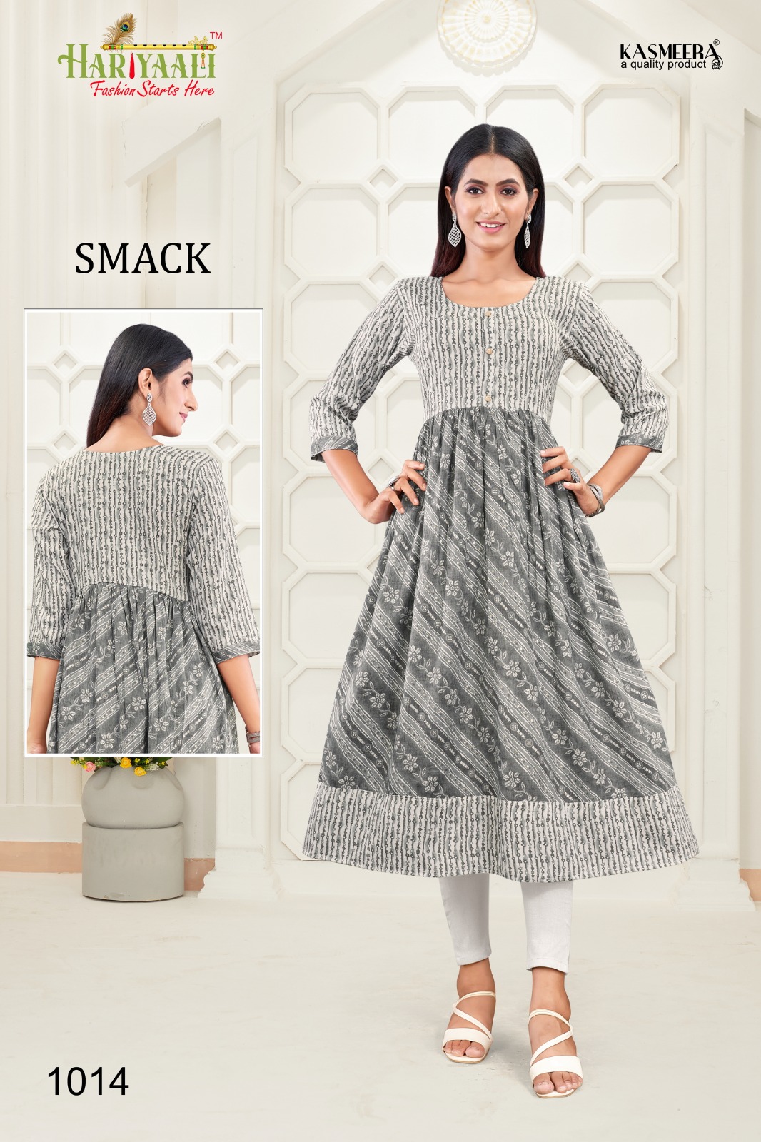 hariyaali smackk 10 capsule decent look kurti size set