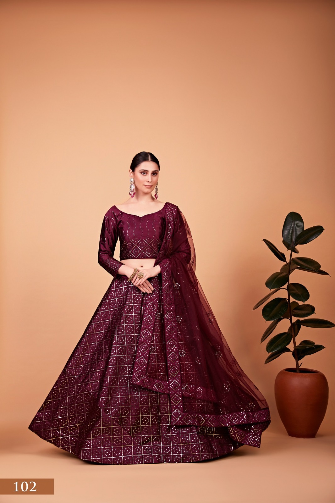 aawiya official nayra vol 1 net festive look lehnga catalog