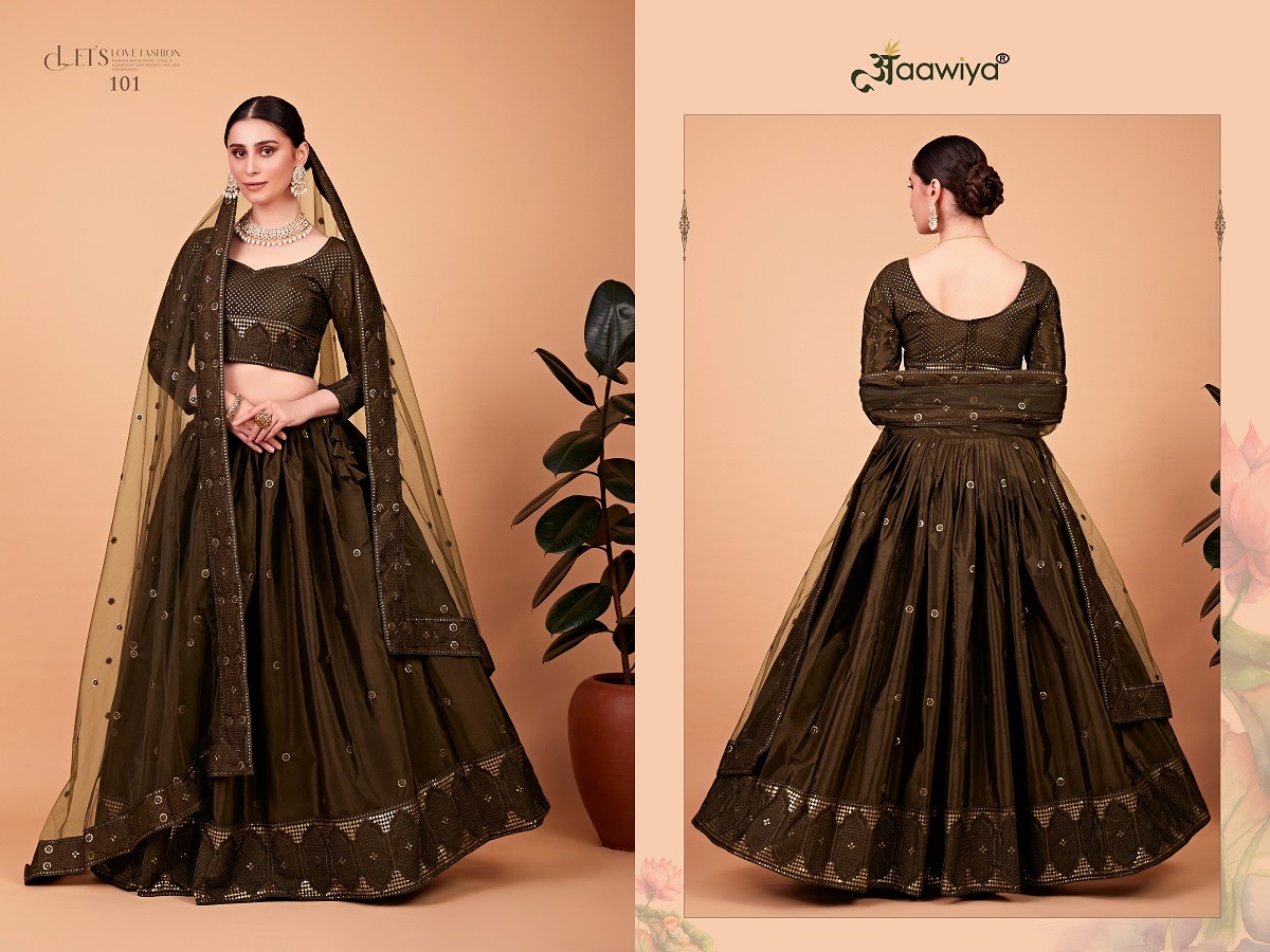 aawiya official nayra vol 1 net festive look lehnga catalog