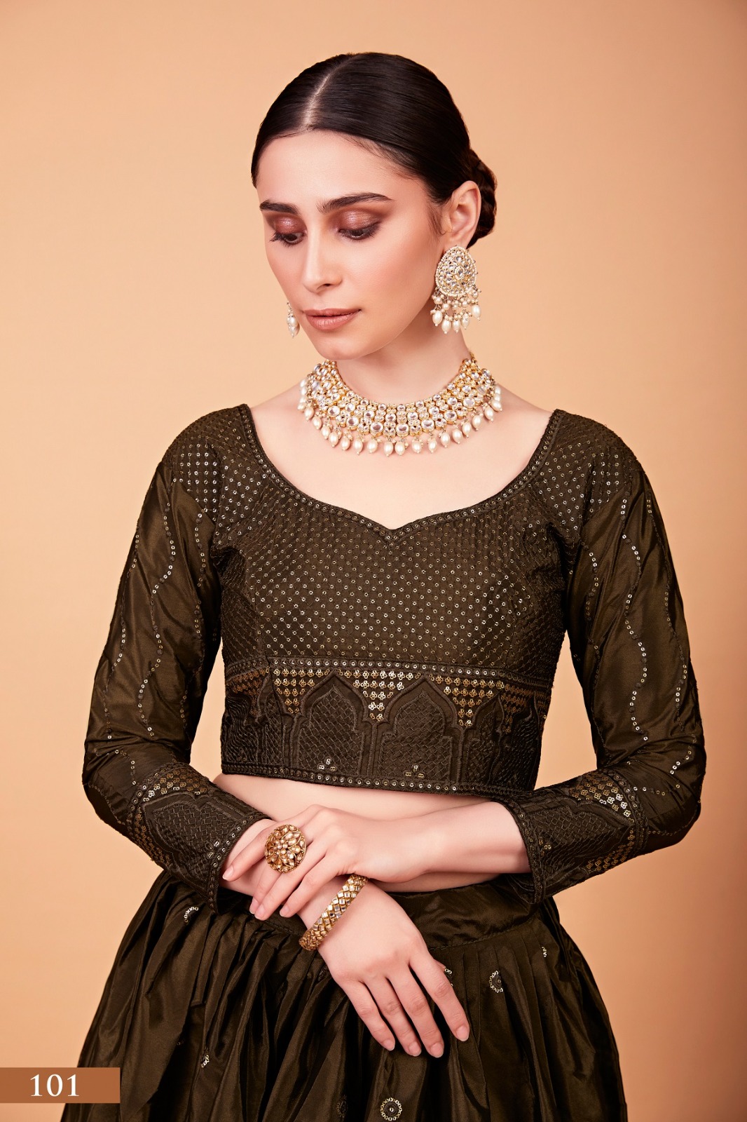 aawiya official nayra vol 1 net festive look lehnga catalog