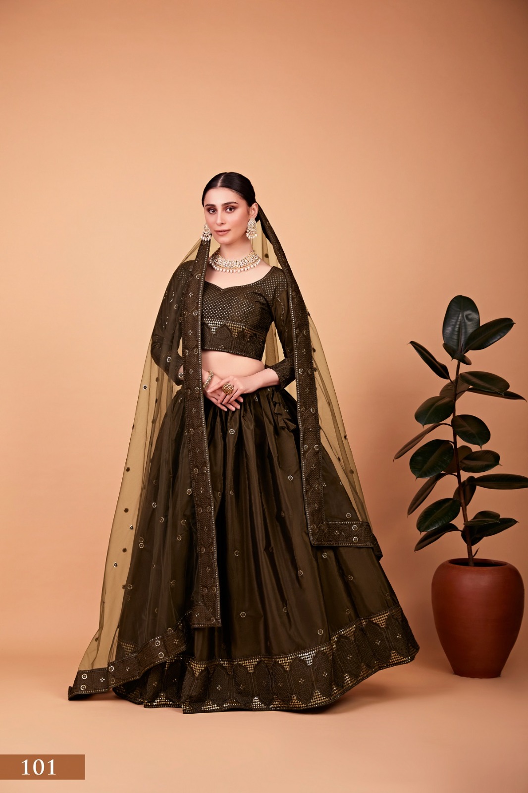 aawiya official nayra vol 1 net festive look lehnga catalog