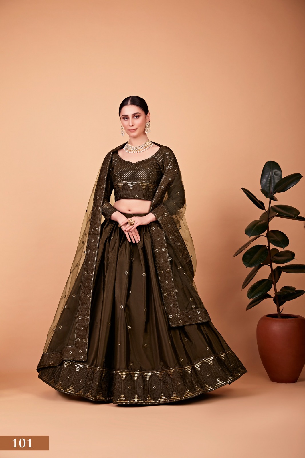 aawiya official nayra vol 1 net festive look lehnga catalog