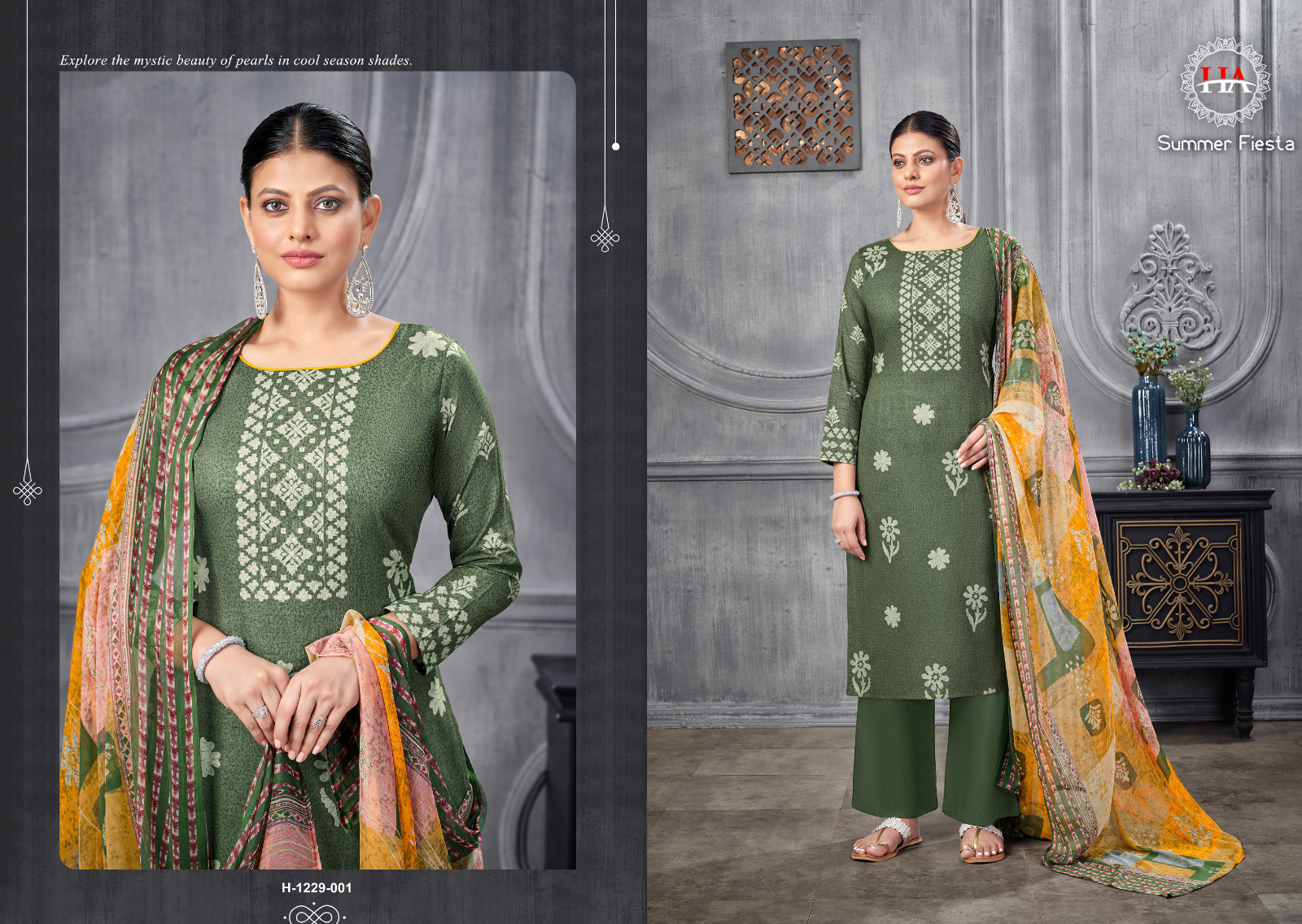 alok suit harshit fashion summer fiesta Cambric cotton attrective look salwar suit catalog