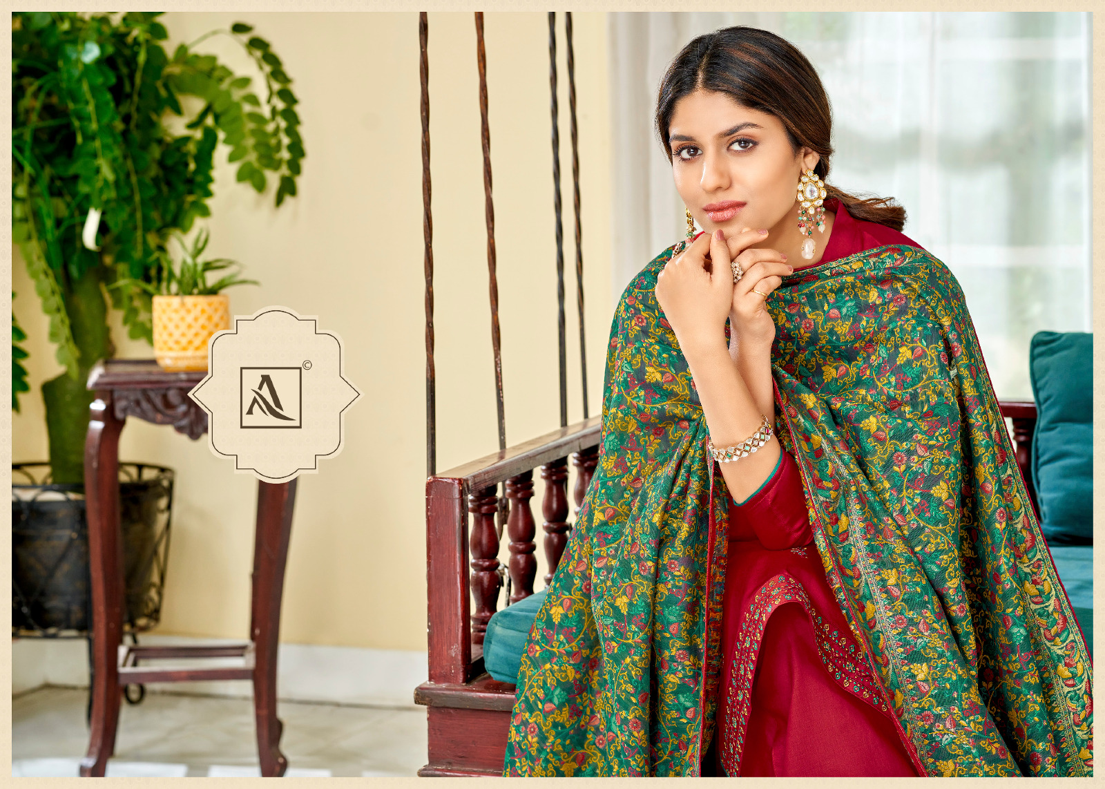 alok suit meera 9 zam cotton gorgeous look salwar suit catalog