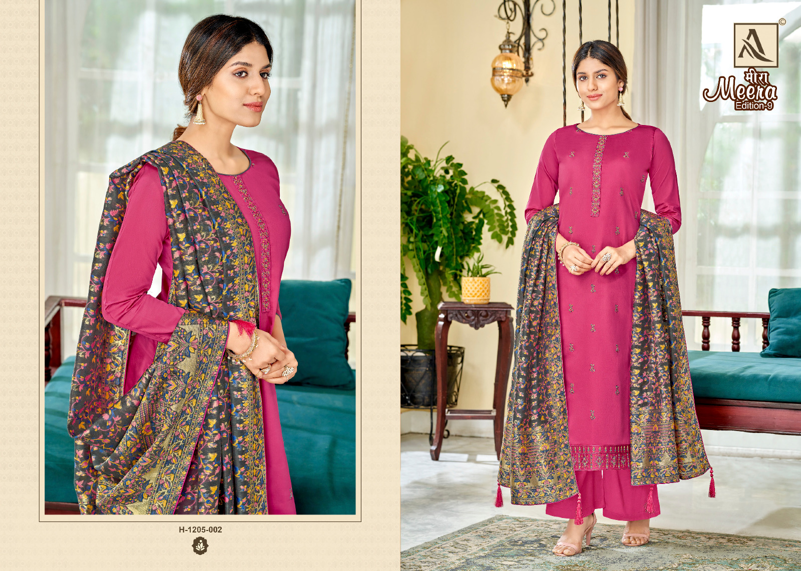 alok suit meera 9 zam cotton gorgeous look salwar suit catalog