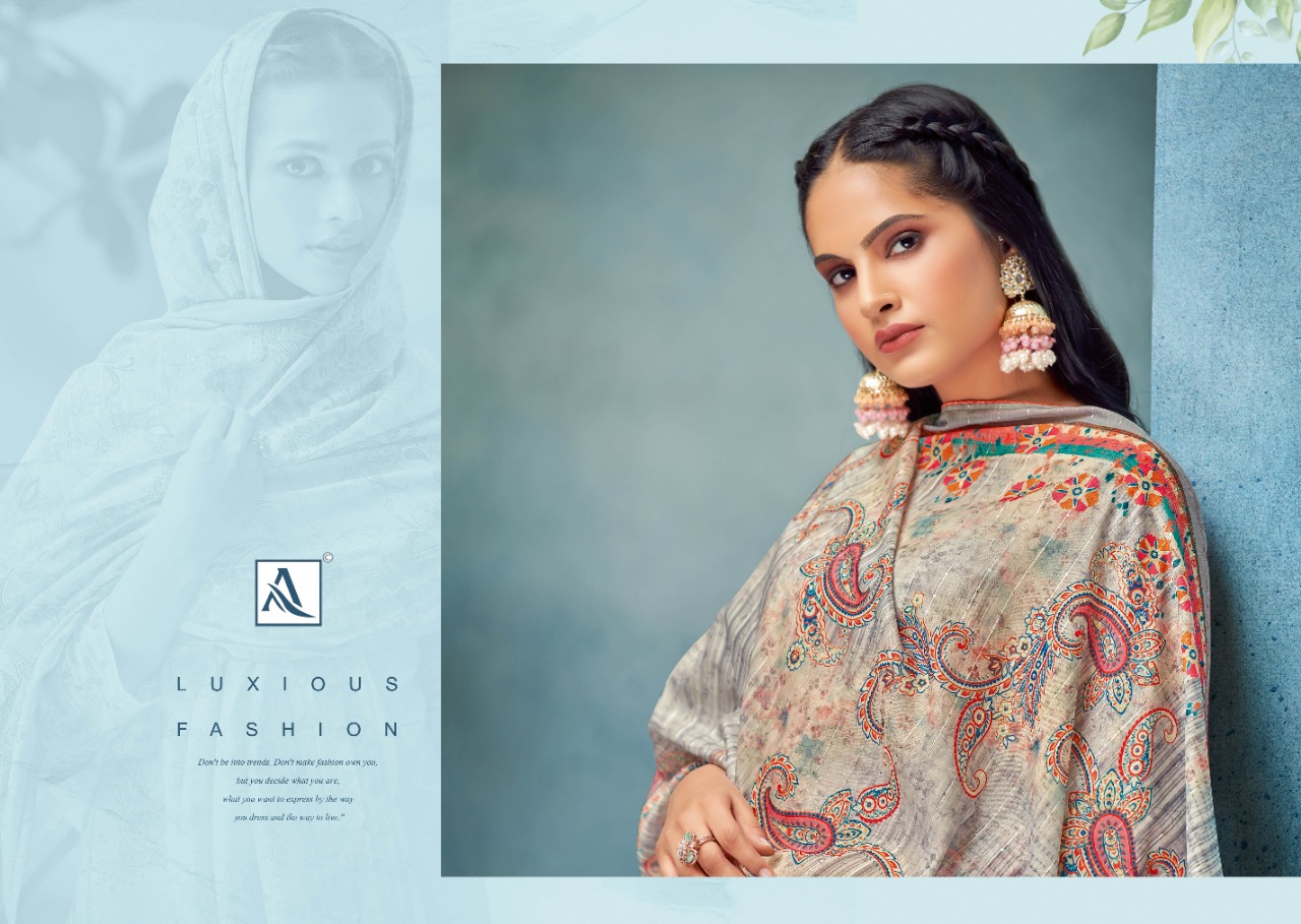 alok suit nivanshii muslin regal look salwar suit catalog