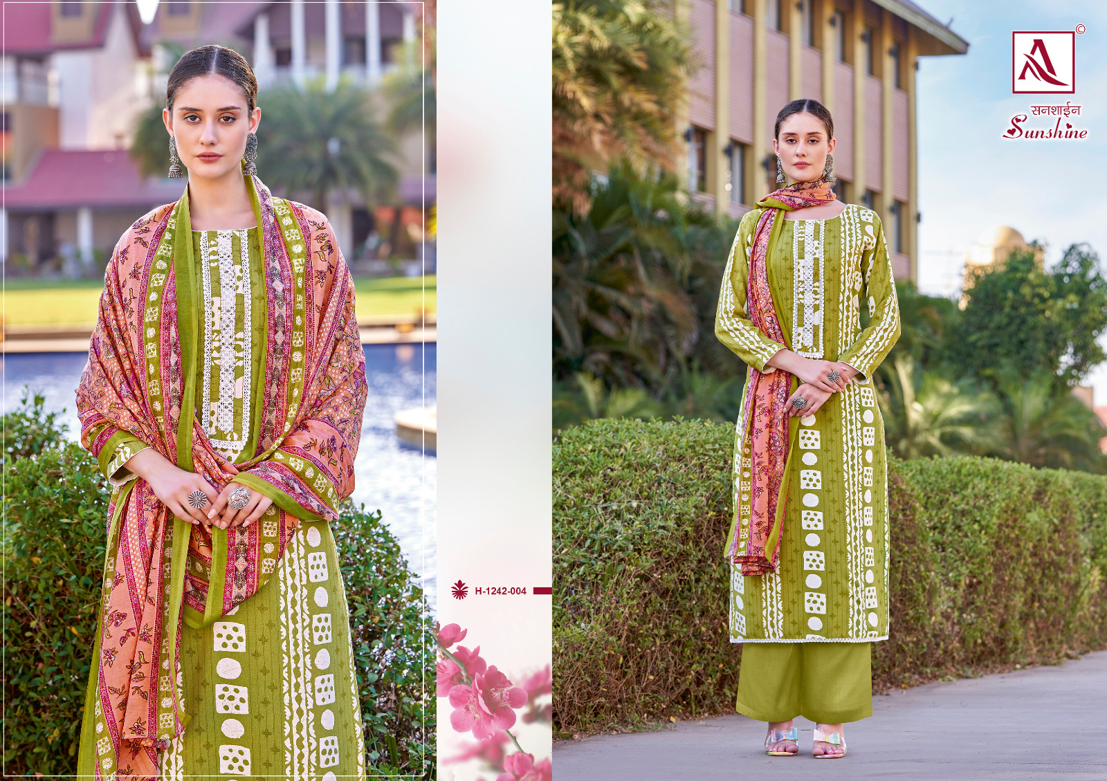 alok suit sunshine rayon elegant salwar suit catalog