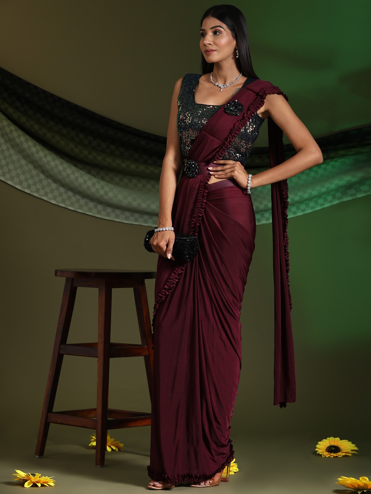 amoha trendz d no 101007 imported elegant saree catalog