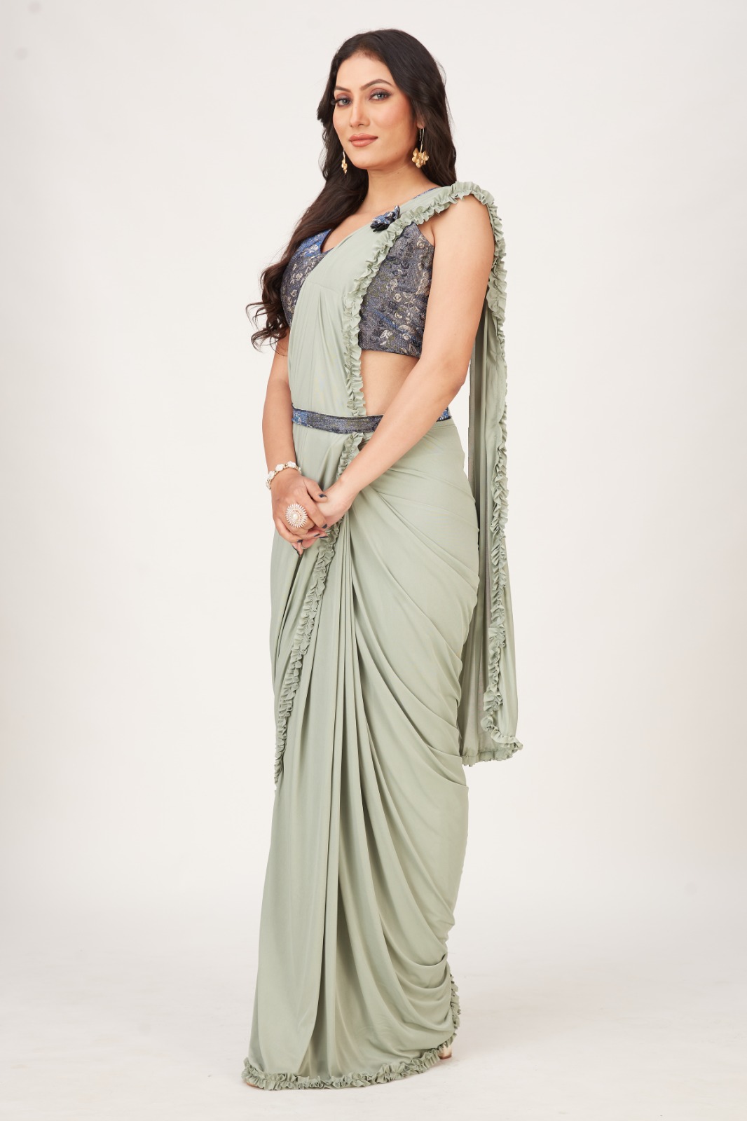 amoha trendz d no 101957 imported decent look saree catalog