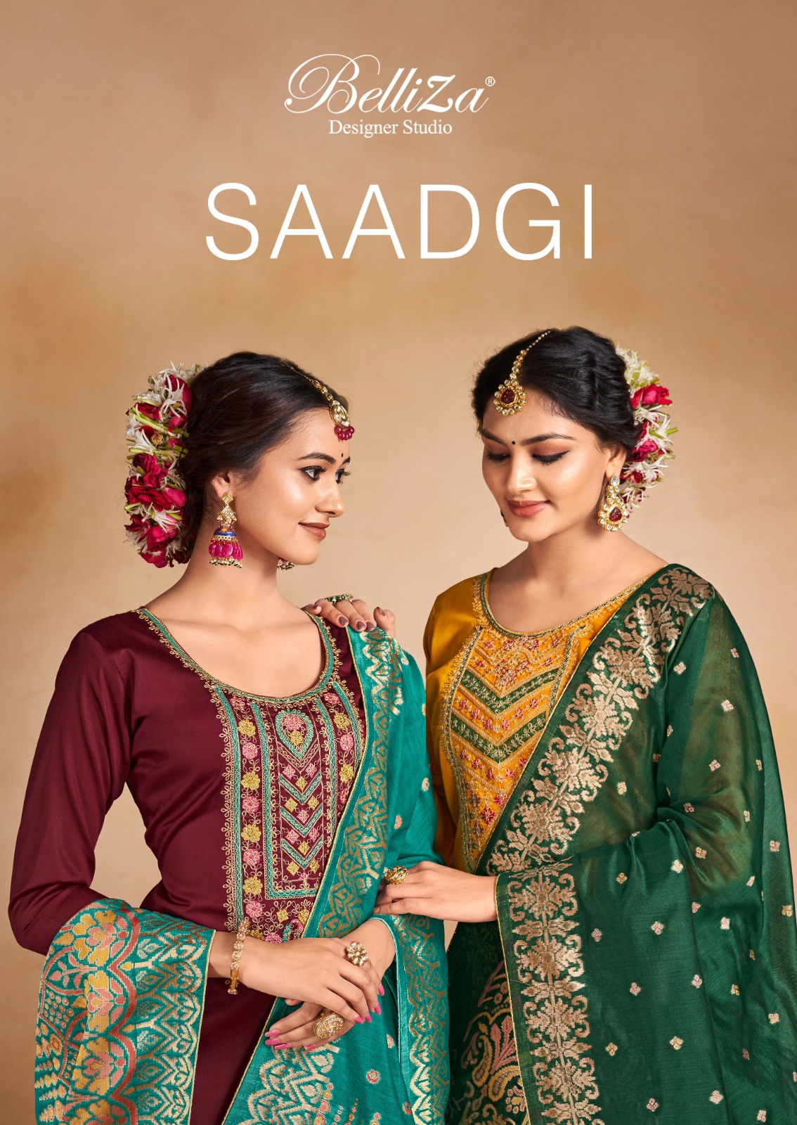 belliza designer studio saadgi  jam cotton catchy look salwar suit catalog