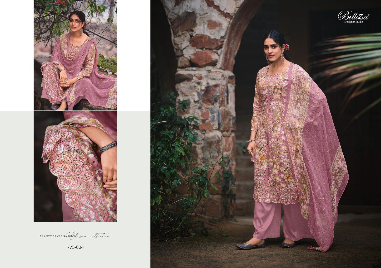 belliza designer studio seerat vol 2 zam cotton elegant look salwar suit catalog