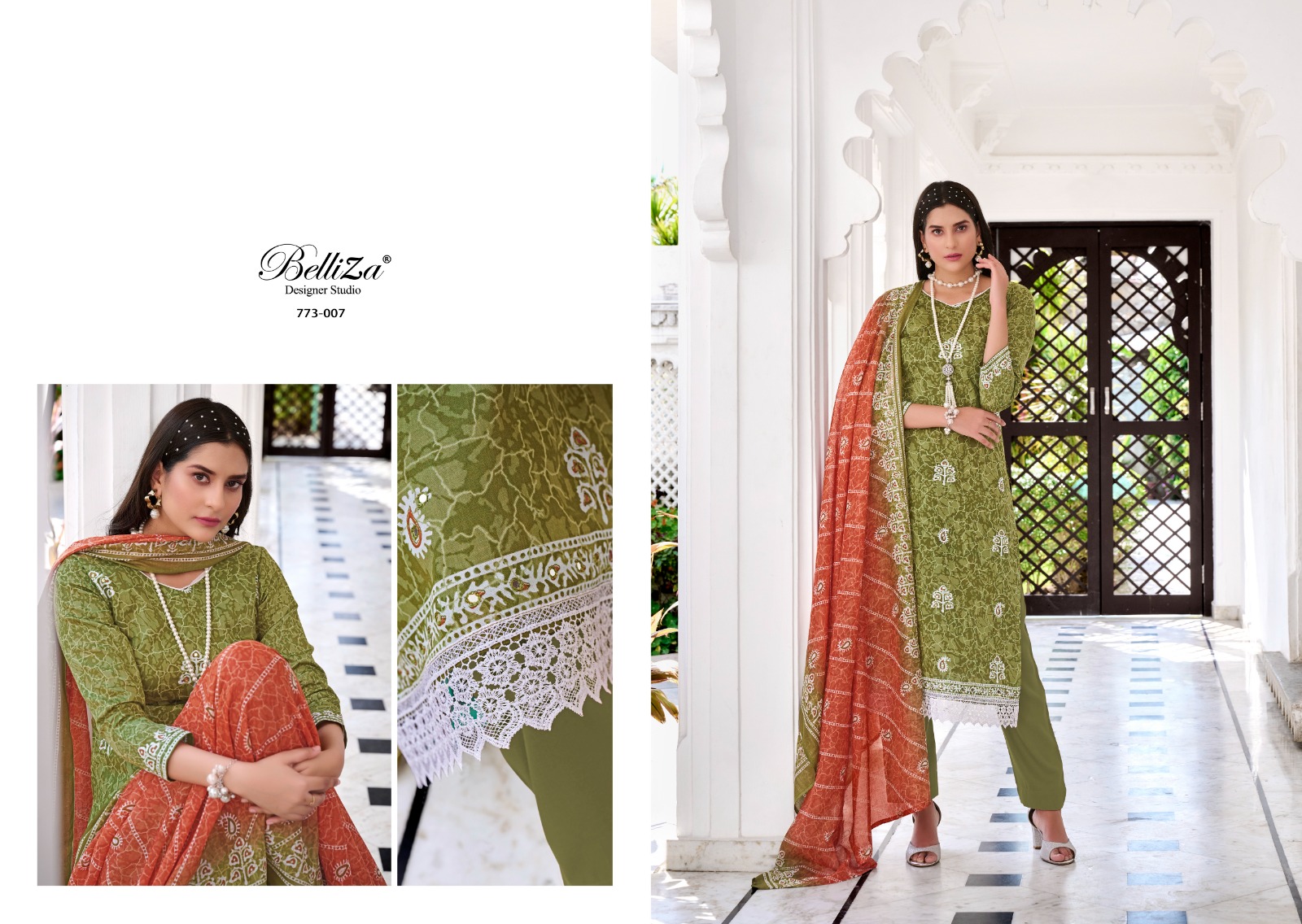 belliza designer studio siyahi cotton elegant look salwar suit catalog