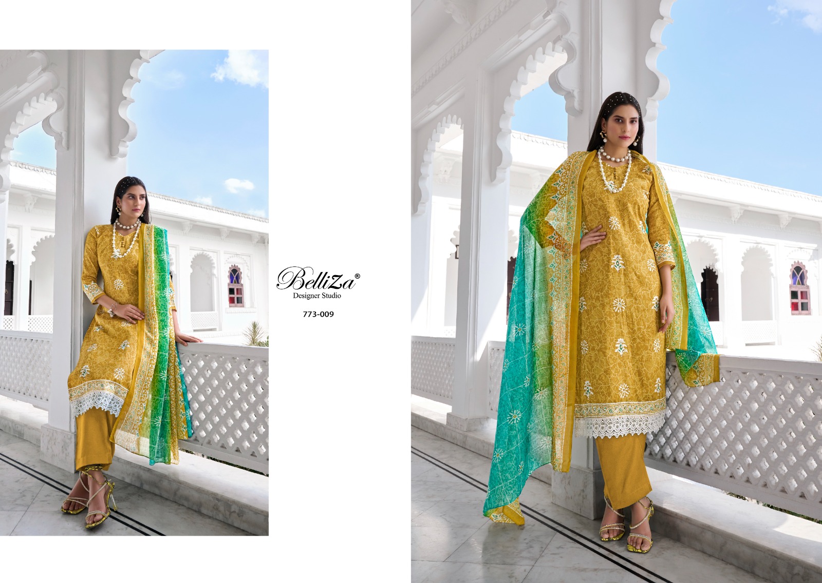 belliza designer studio siyahi cotton elegant look salwar suit catalog