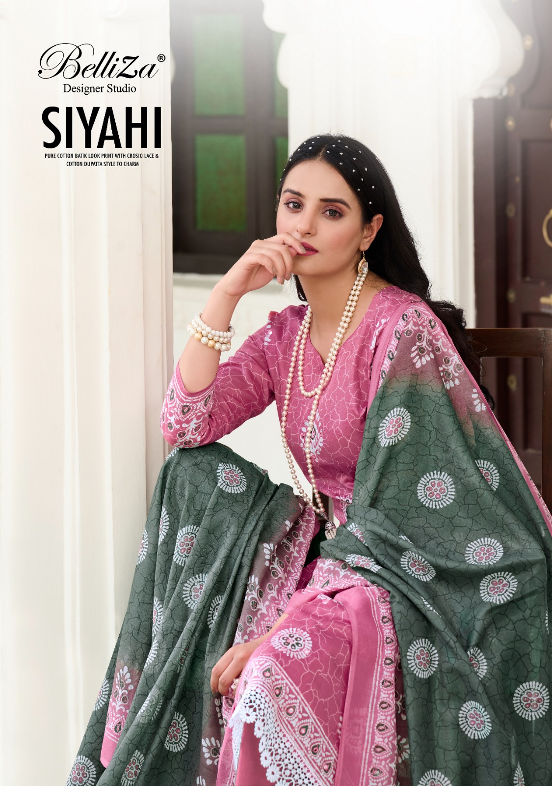 belliza designer studio siyahi cotton elegant look salwar suit catalog