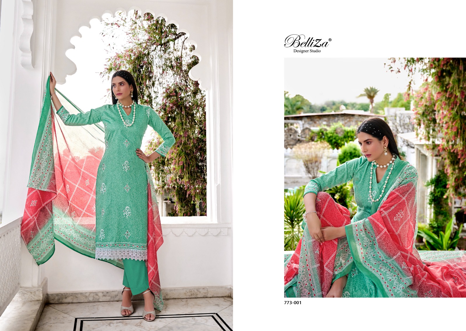 belliza designer studio siyahi cotton elegant look salwar suit catalog