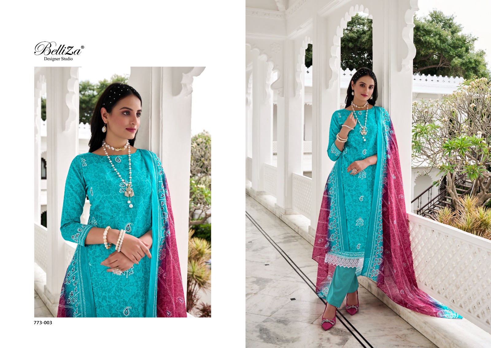 belliza designer studio siyahi cotton elegant look salwar suit catalog