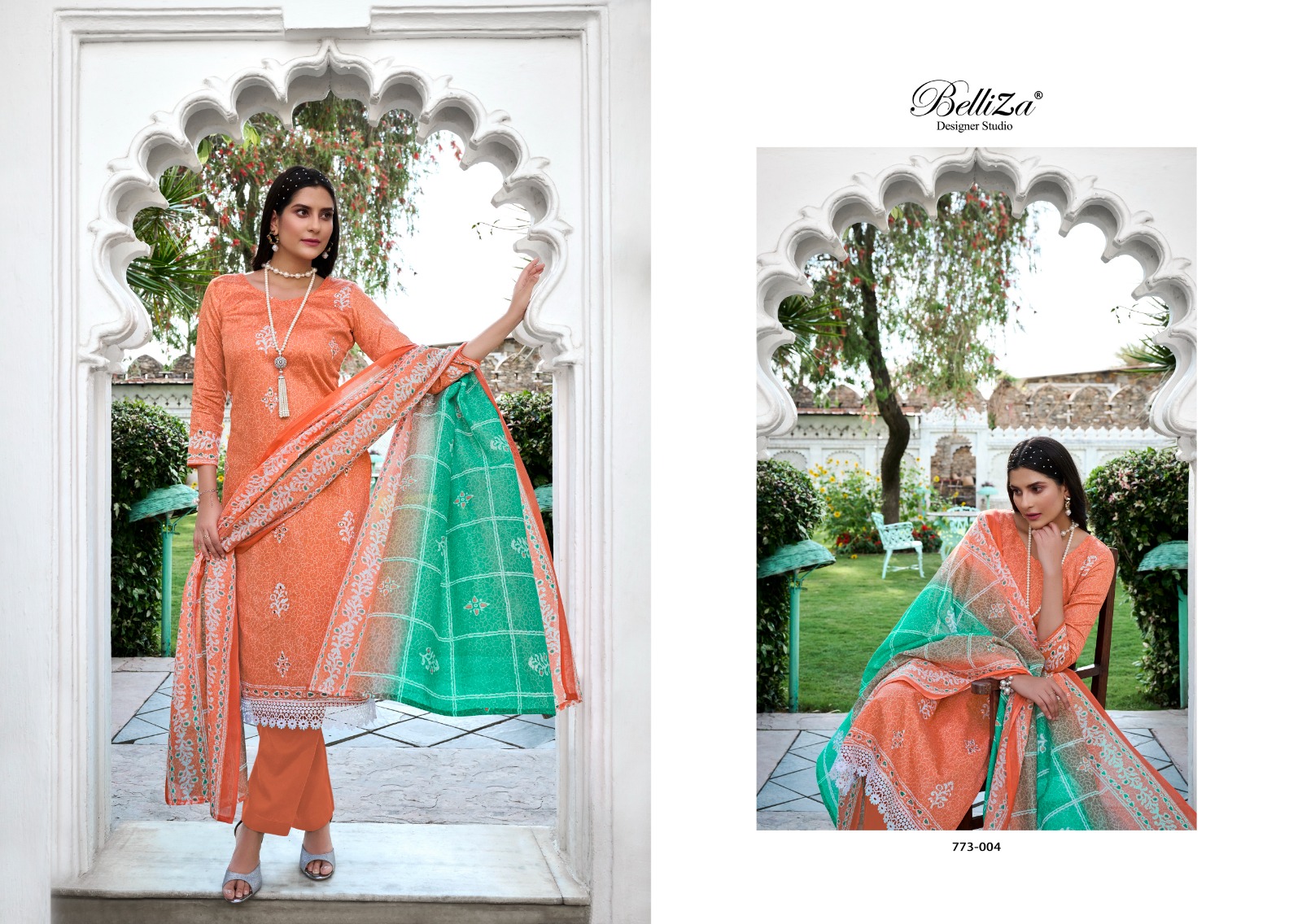 belliza designer studio siyahi cotton elegant look salwar suit catalog