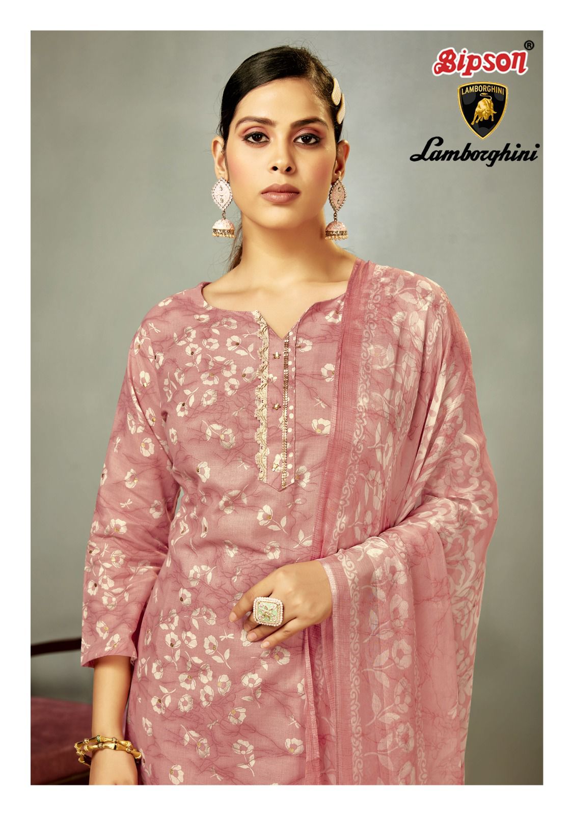 bipson lamborghini 2123 cotton decent look salwar suit catalog