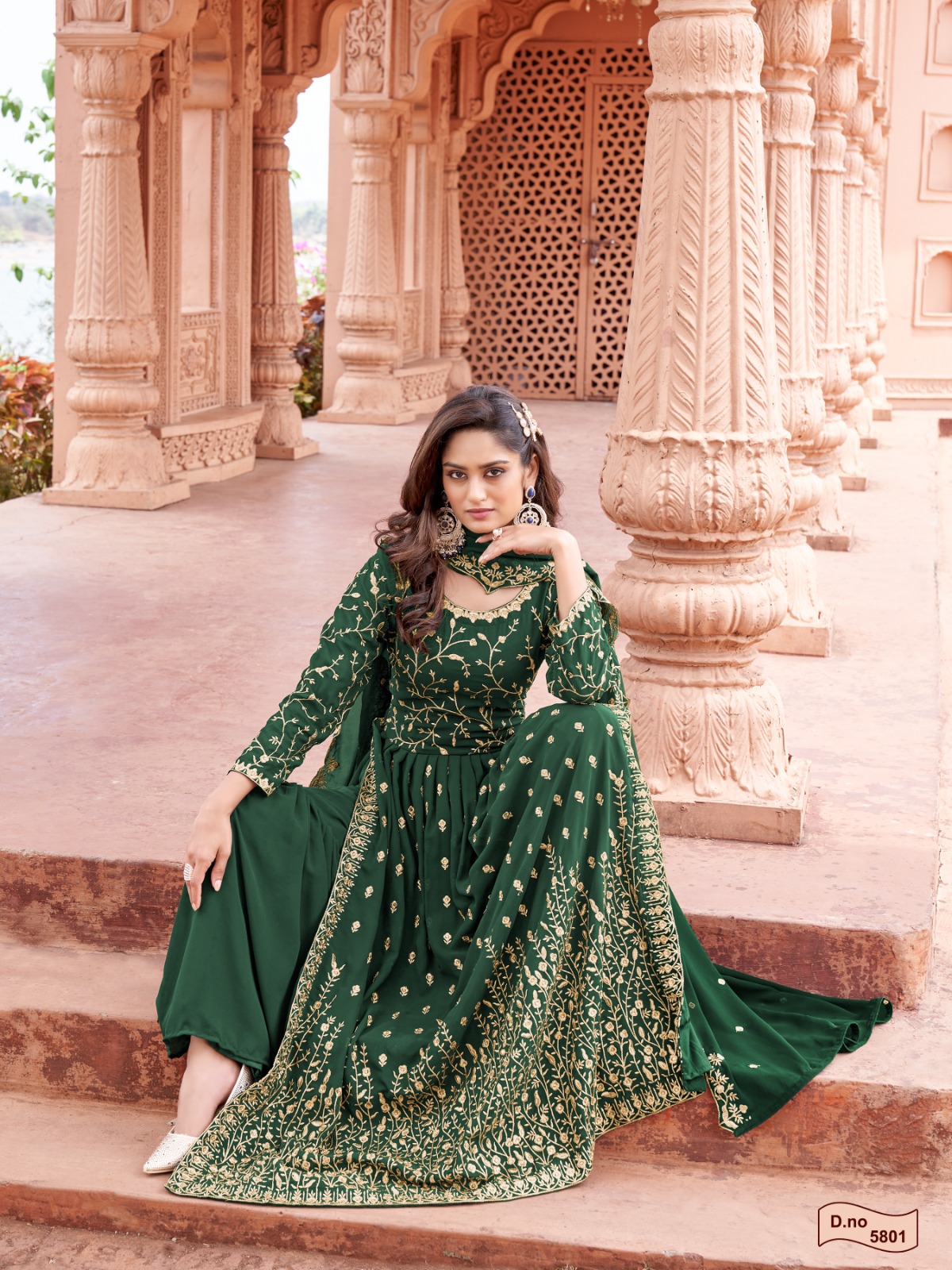 dani aanaya 5800 series vol 158 georgette catchy look salwar suit catalog