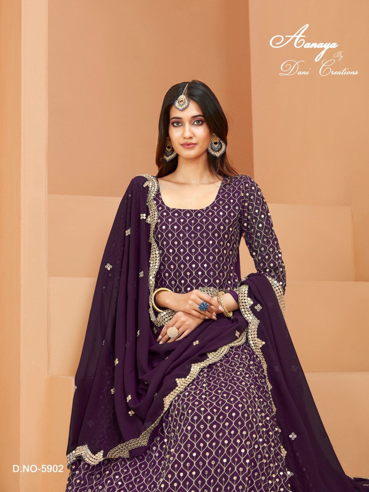 dani aanaya 5900 series vol 159 georgette catchy look salwar suit catalog