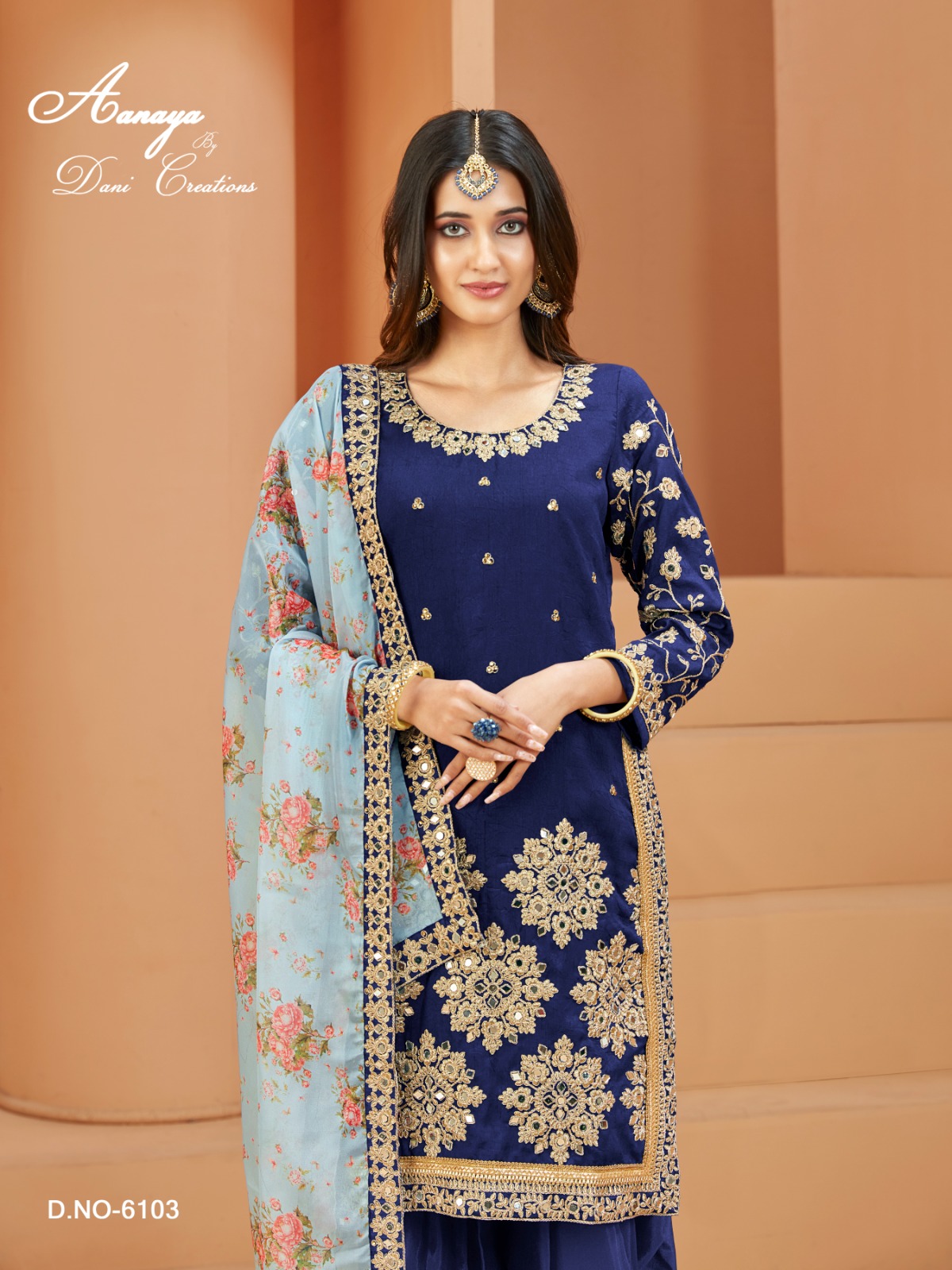 dani aanaya 6100 series vol 161 silk catchy look salwar suit catalog