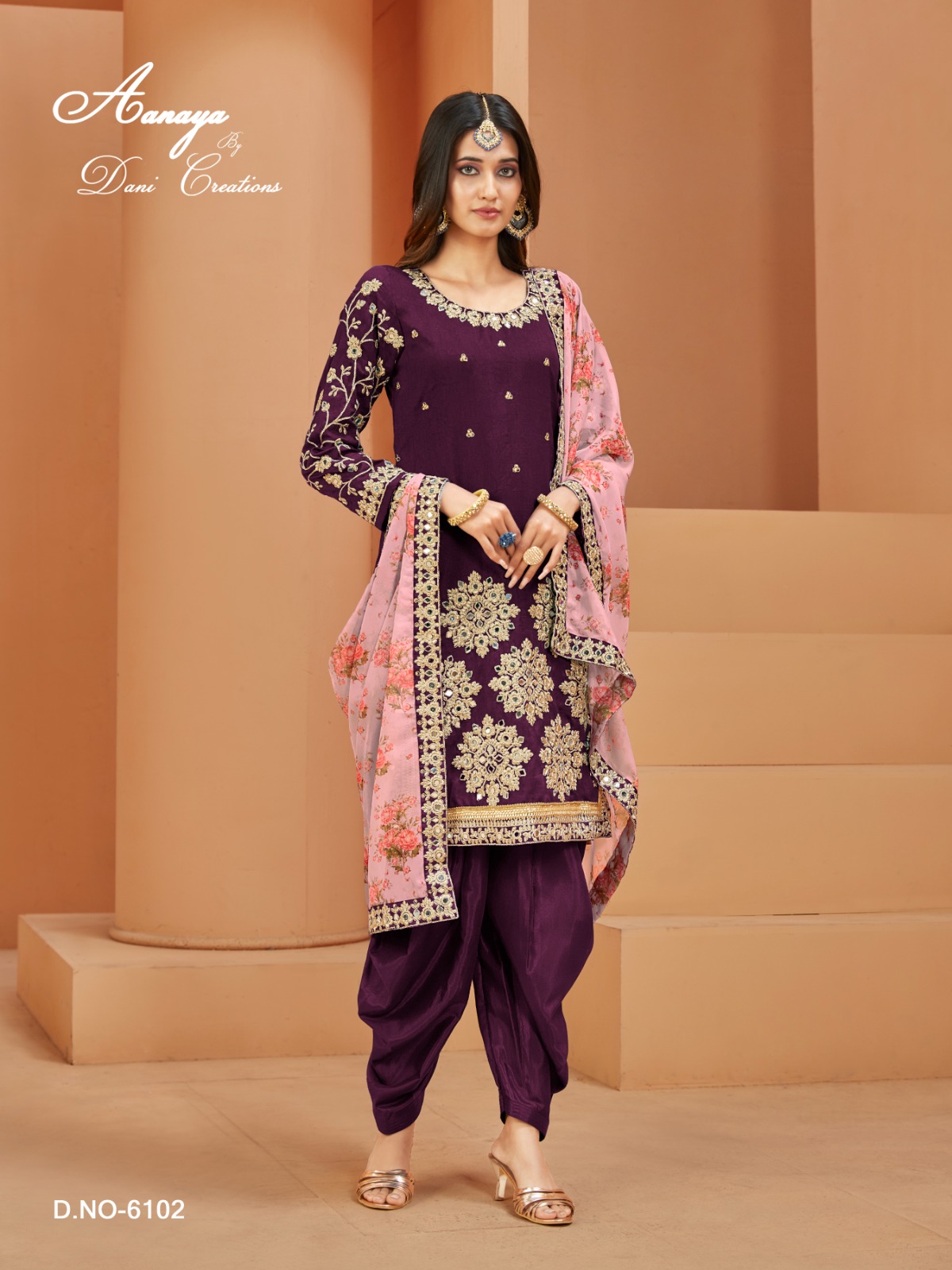 dani aanaya 6100 series vol 161 silk catchy look salwar suit catalog