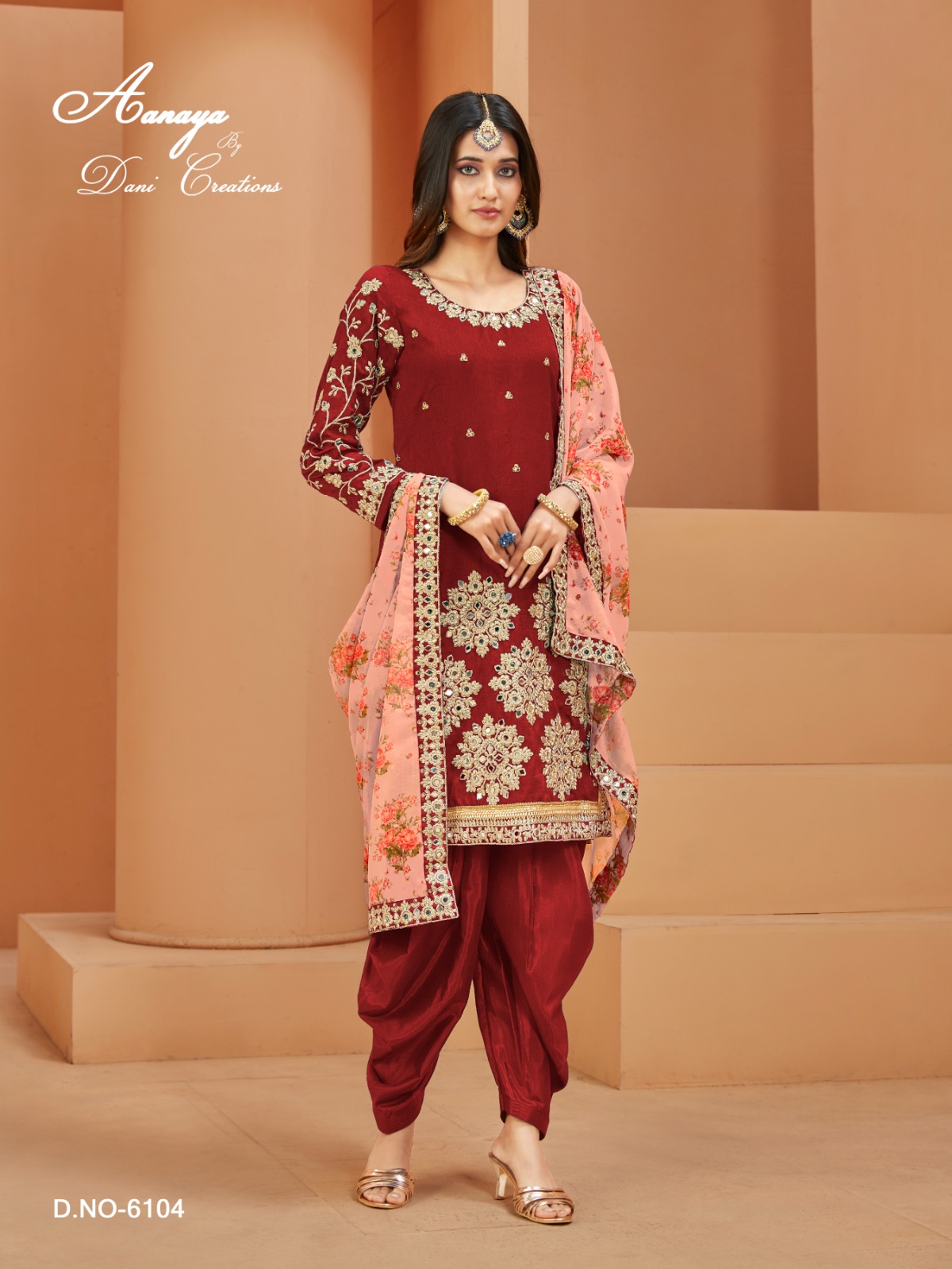 dani aanaya 6100 series vol 161 silk catchy look salwar suit catalog