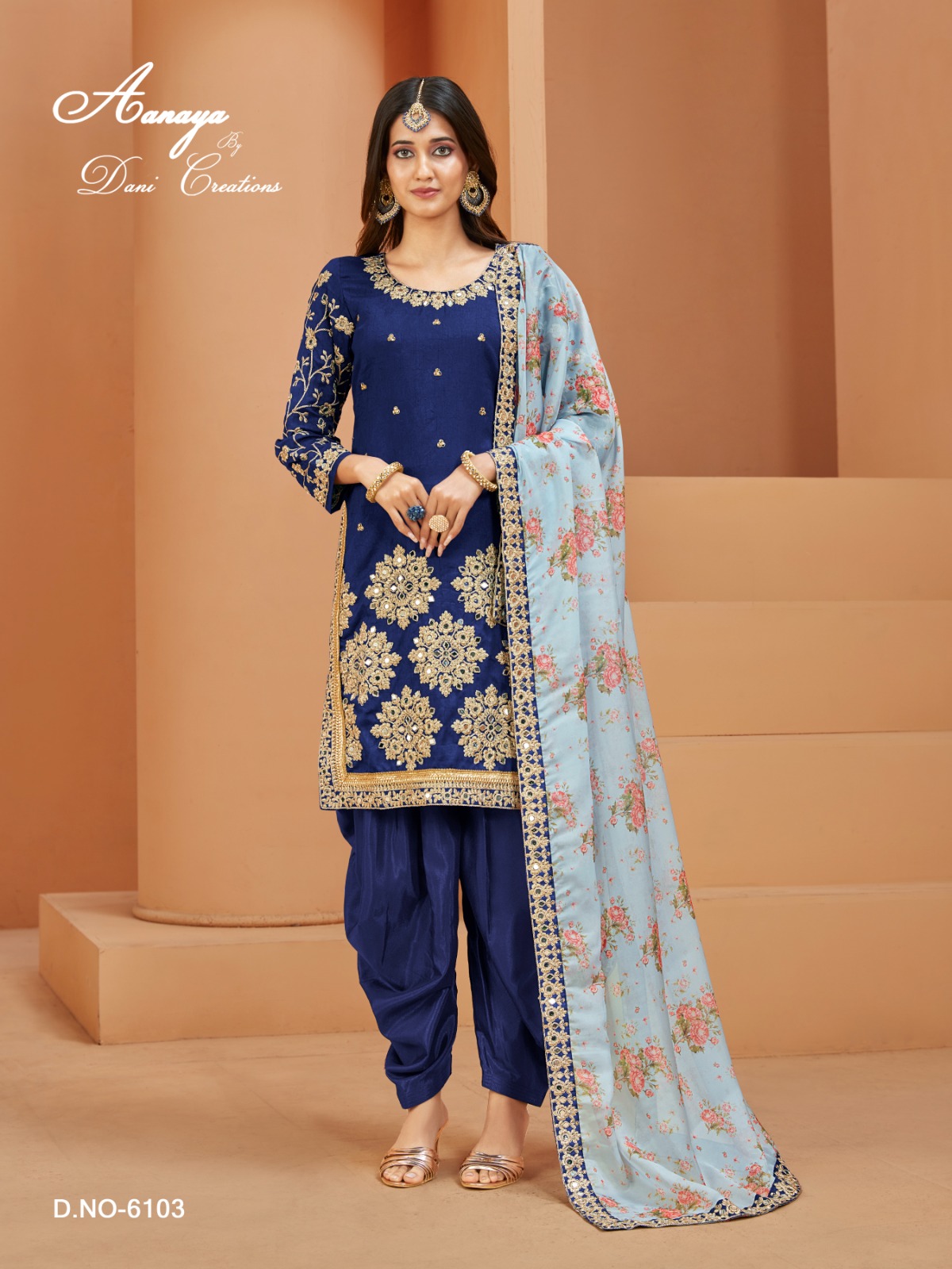 dani aanaya 6100 series vol 161 silk catchy look salwar suit catalog