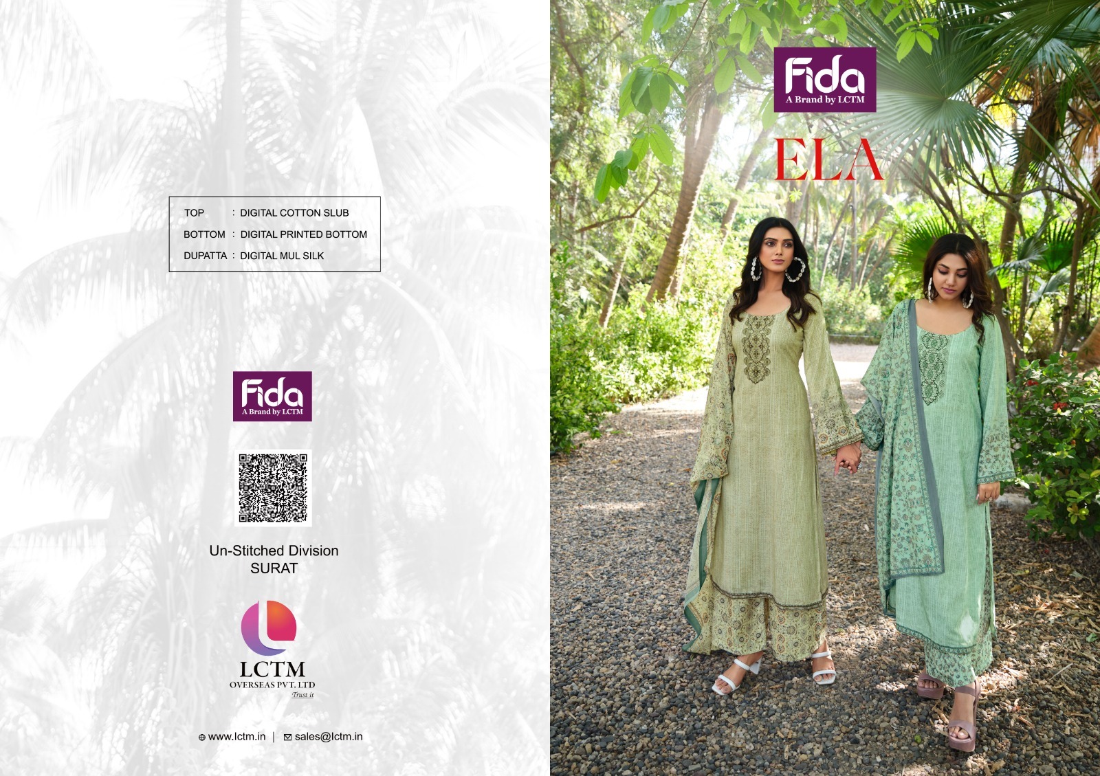 fida ela cotton elegant look salwar suit catalog