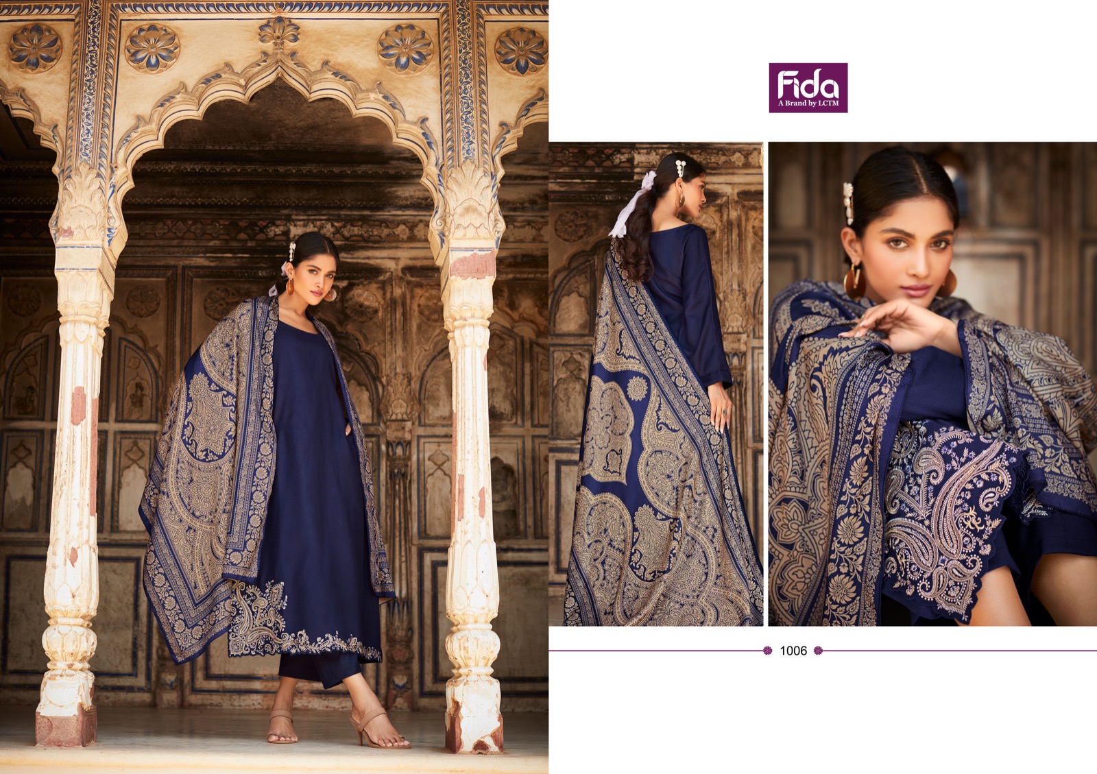 fida takshvi embroidery fancy decent look salwar suit catalog