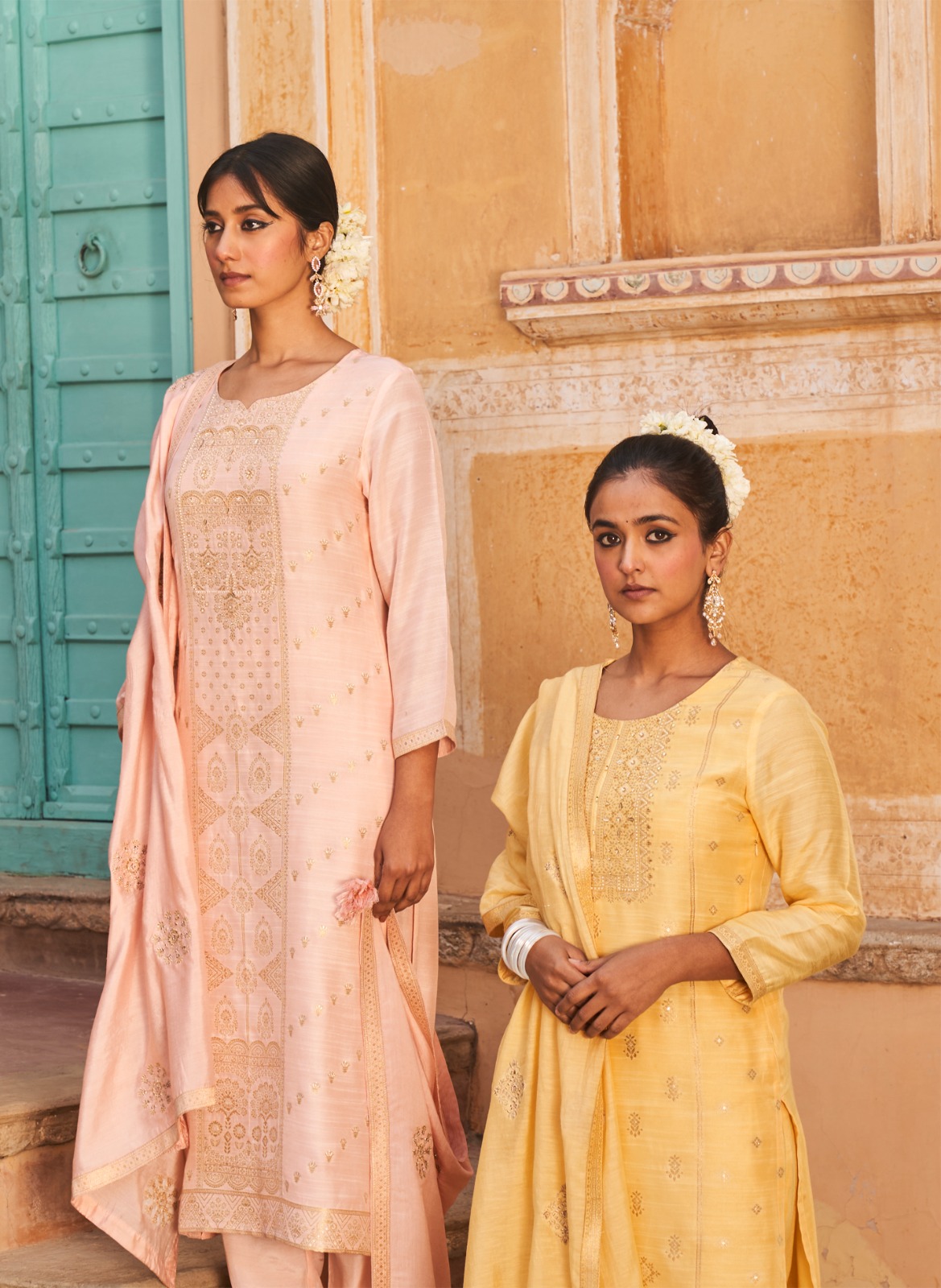 four buttons aarzoo linen attrective look top bottom with dupatta catalog