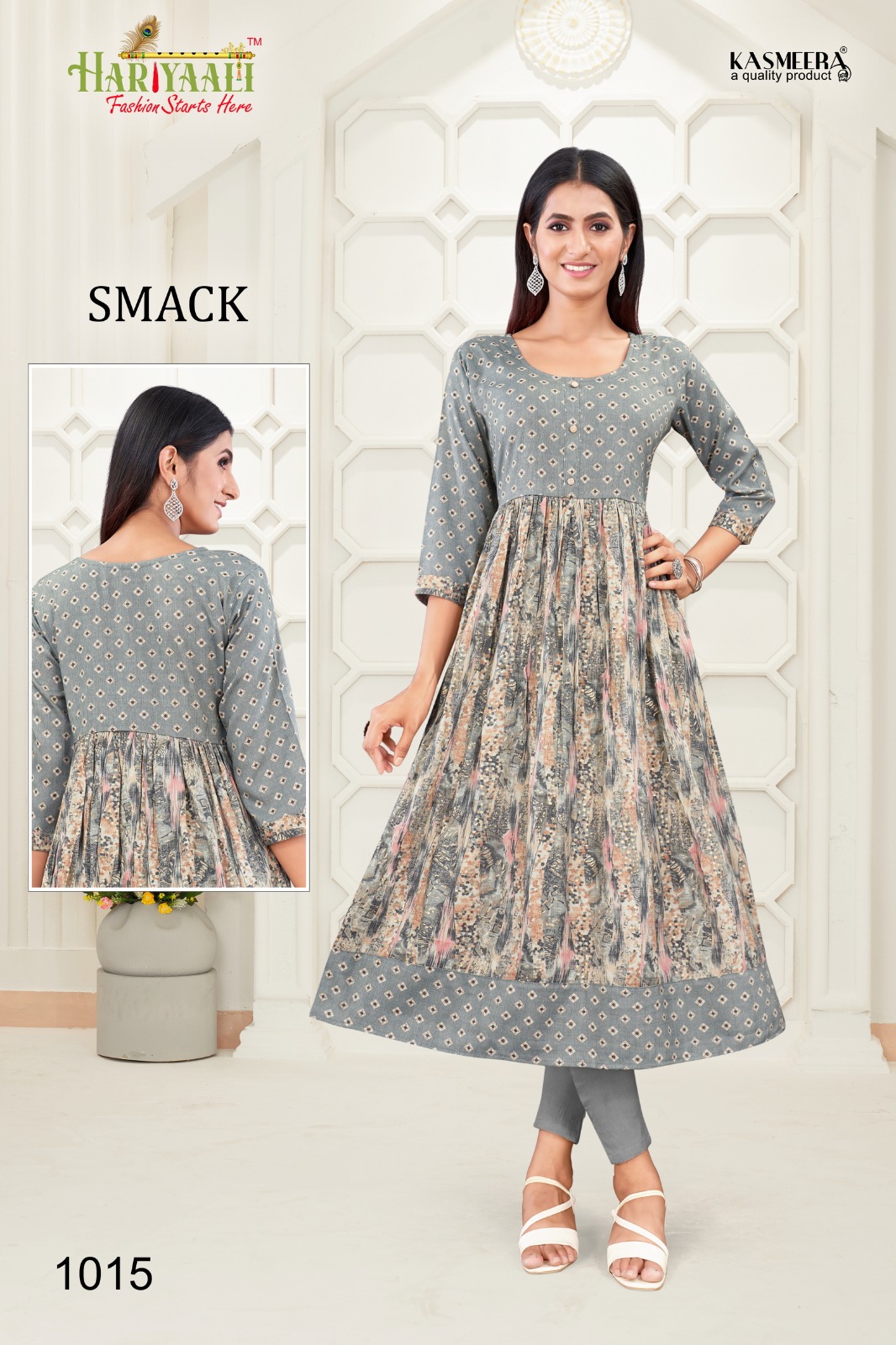 hariyaali smackk 10 capsule decent look kurti size set