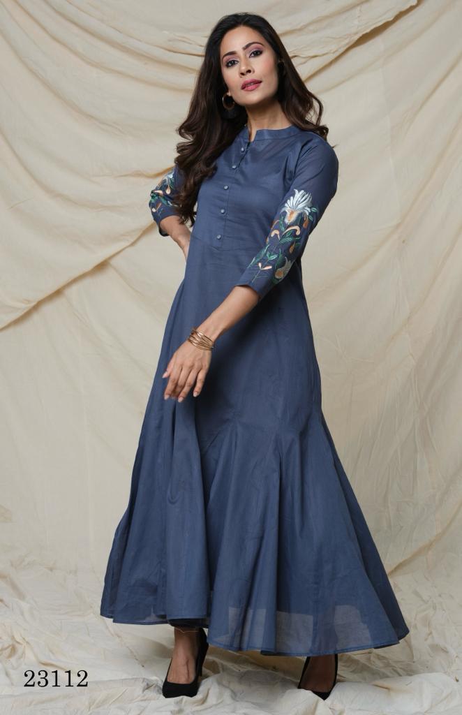 indira mal mal cotton regal look kurti catalog