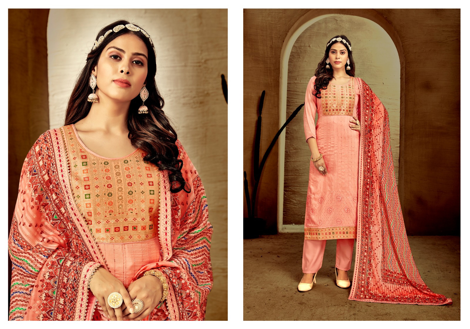 kalarang chameli muslin gorgeous look salwar suit catalog