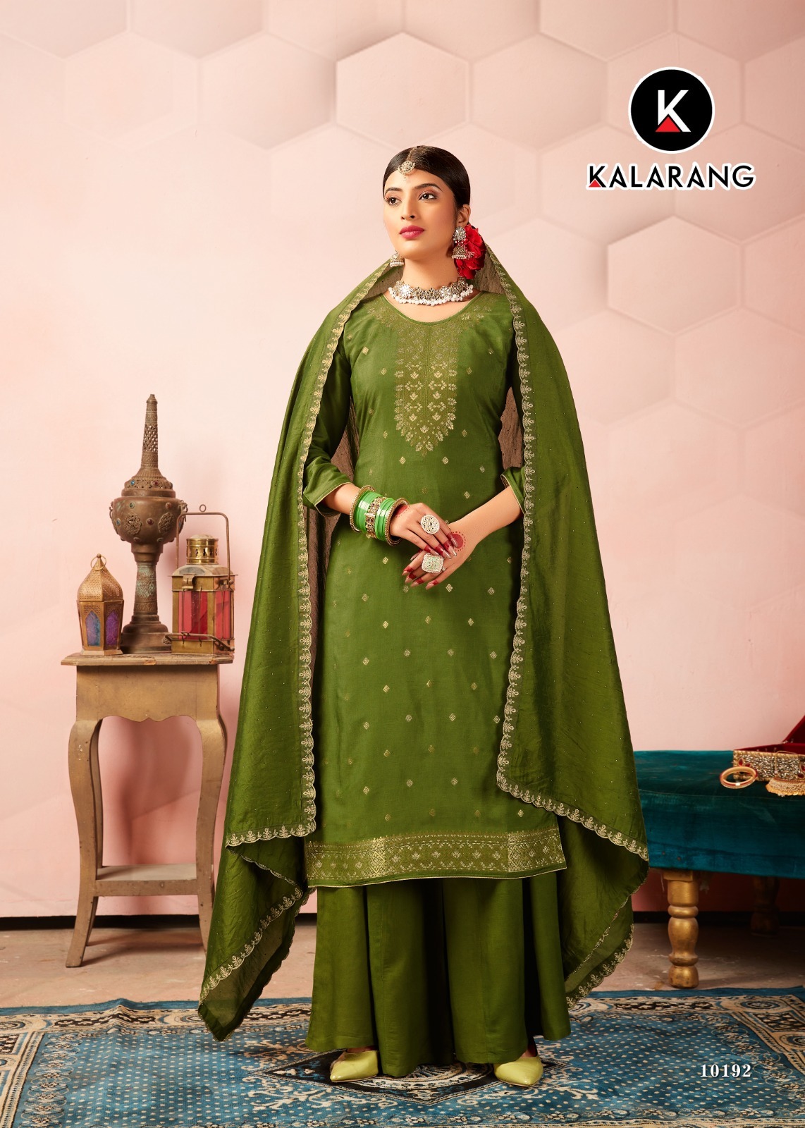 kalarang jivika muslin dola innovative look salwar suit catalog