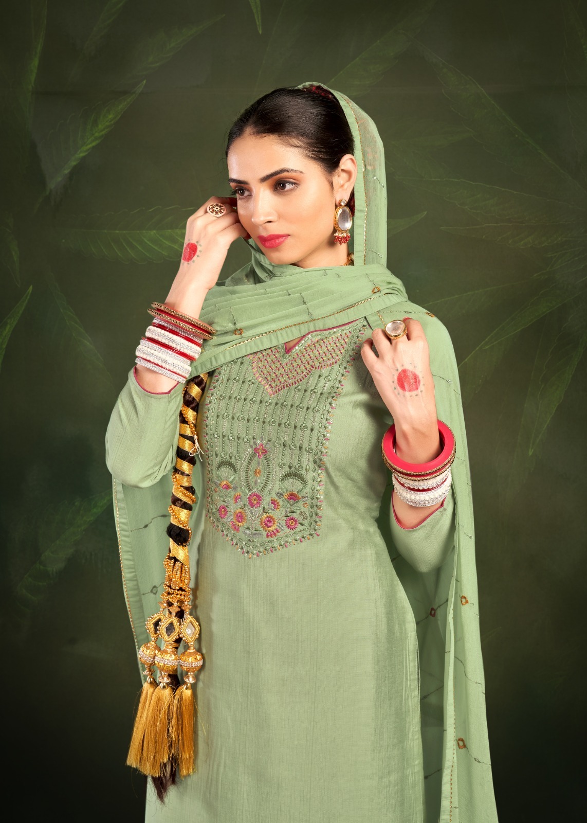 kalarang kullfi cotton elegant salwar suit catalog