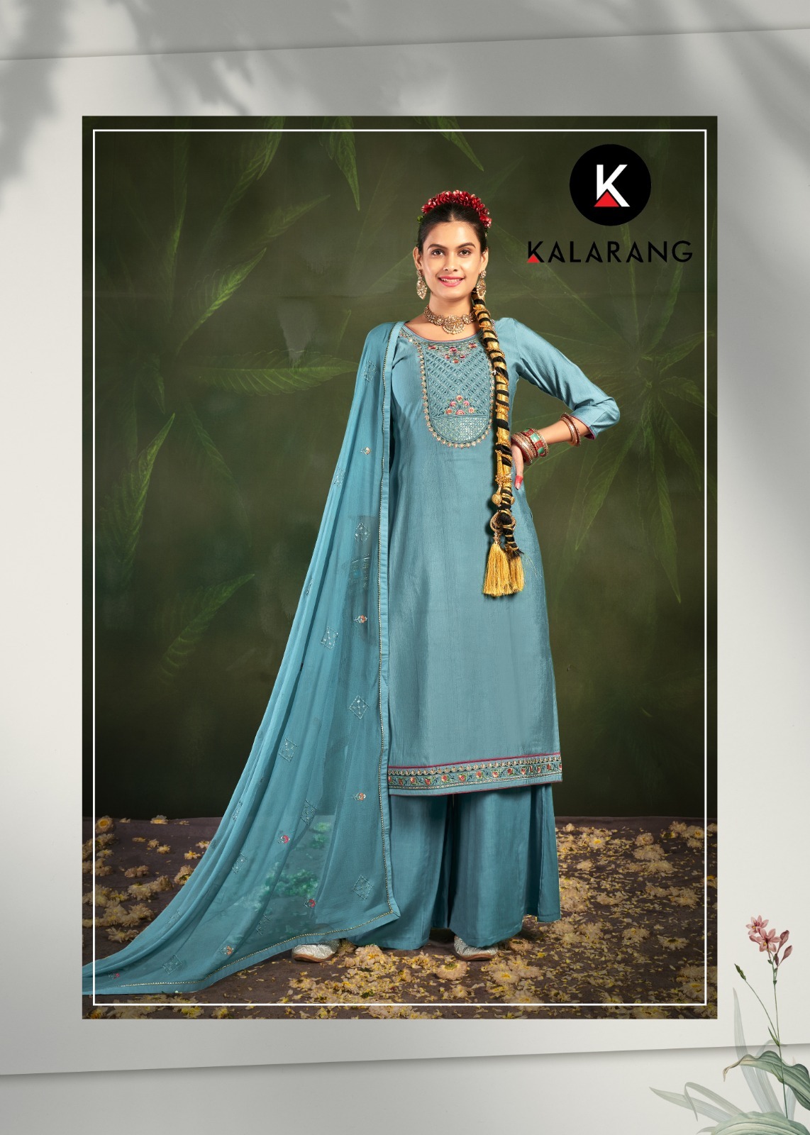 kalarang kullfi cotton elegant salwar suit catalog