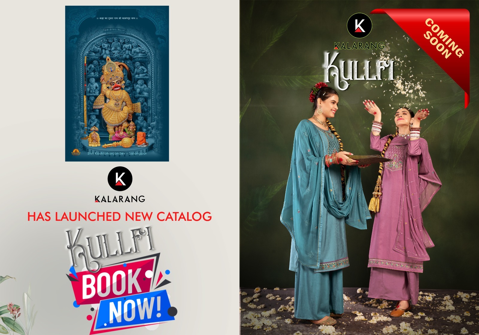 kalarang kullfi cotton elegant salwar suit catalog