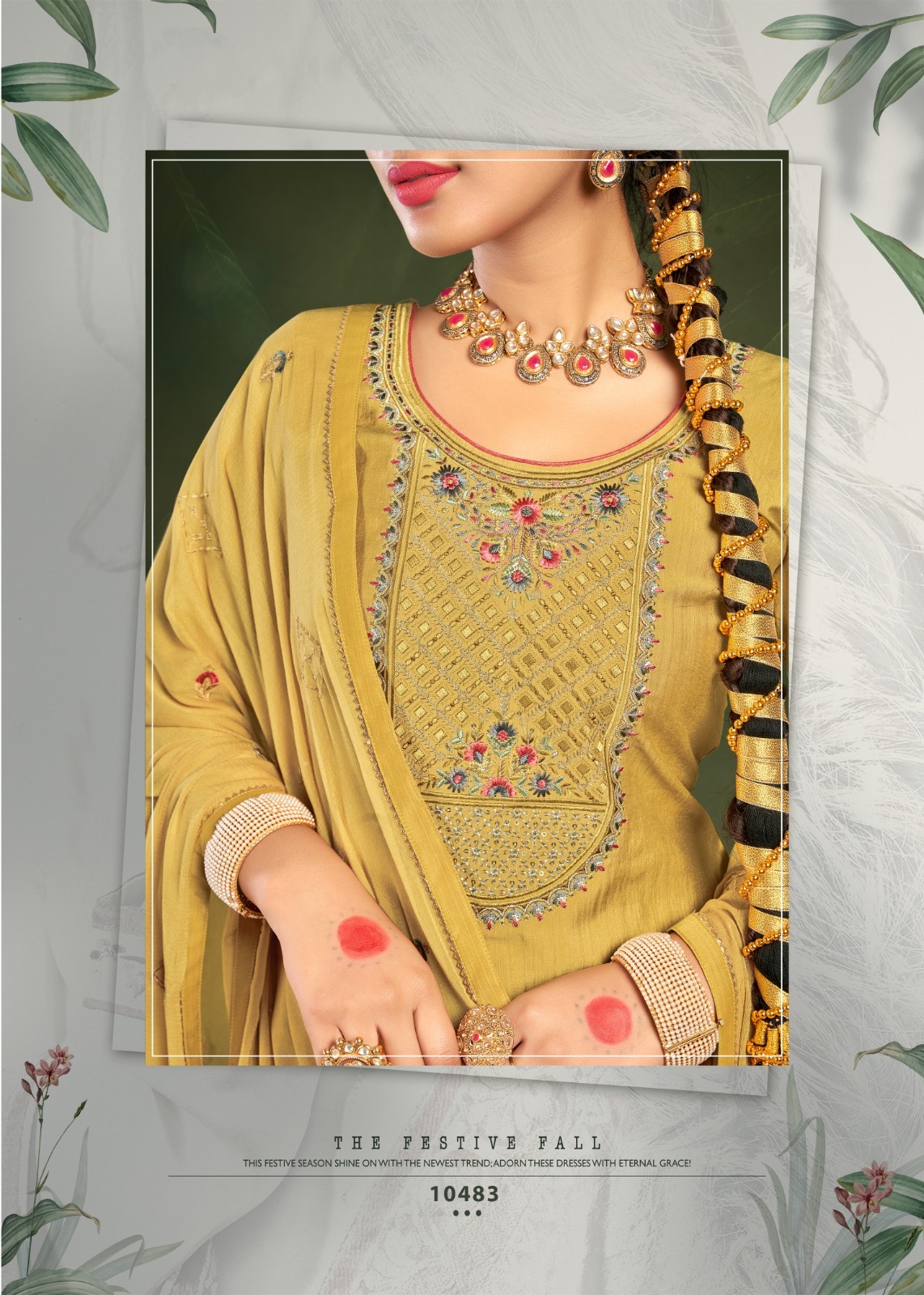 kalarang kullfi cotton elegant salwar suit catalog