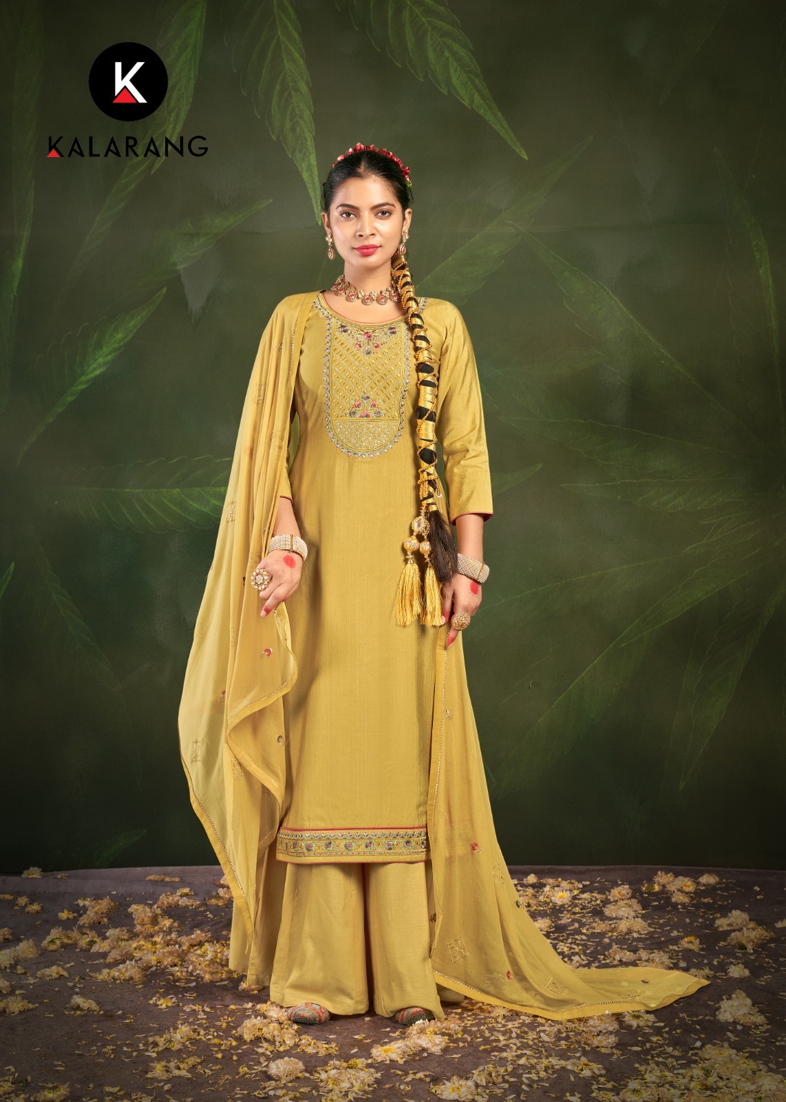 kalarang kullfi cotton elegant salwar suit catalog