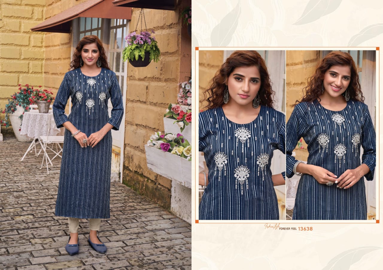 kalaroop by kajree juliet rayon innovative look kurti catalog