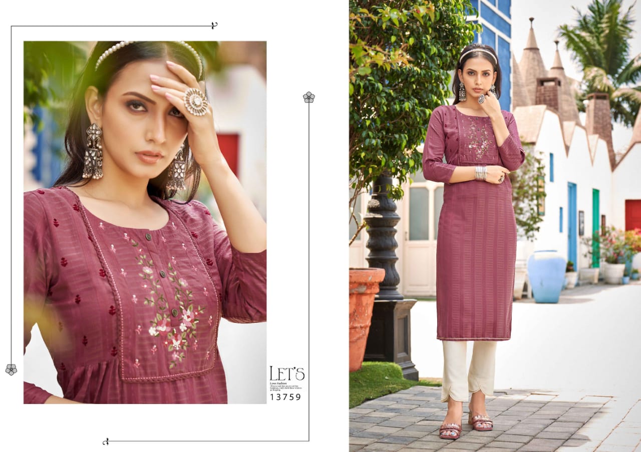 kalaroop by kajree noori rayon innovative look kurti catalog