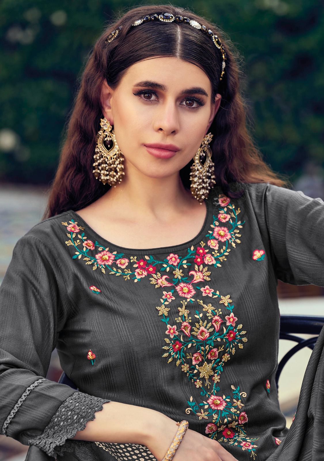 lily and lali maryam viscose gorgeous look top bottom with dupatta catalog