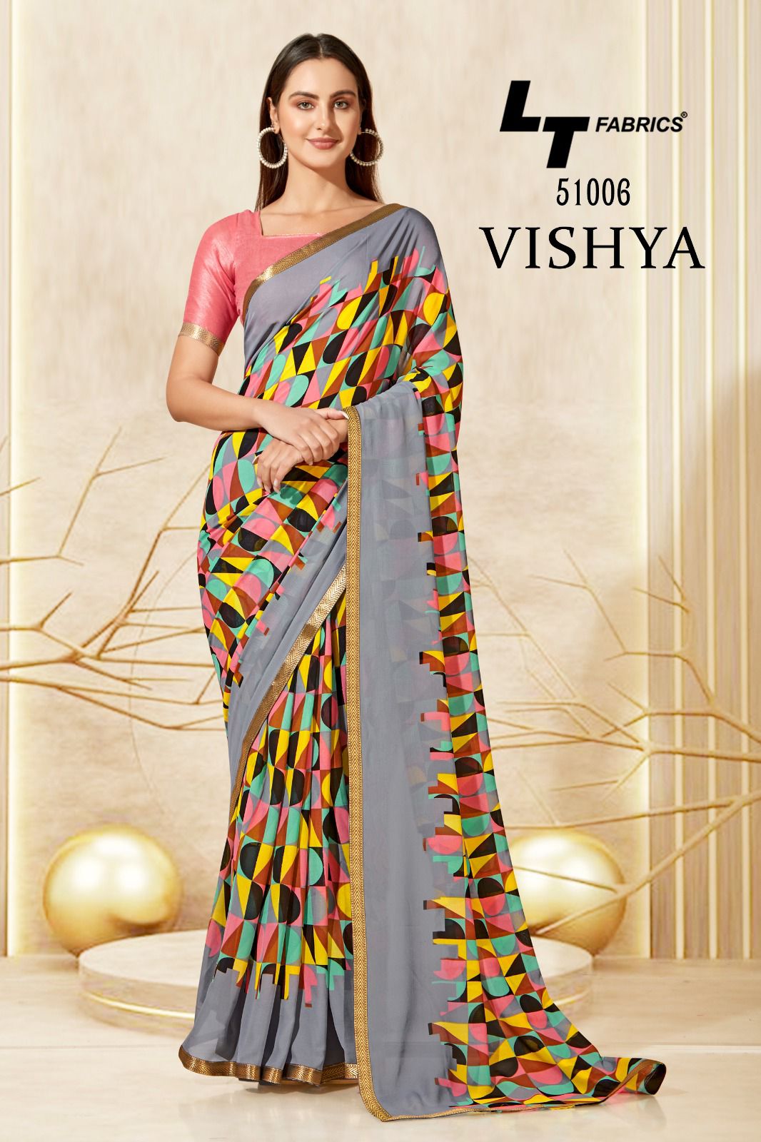 lt fashion vishya  micro elegant saree catalog